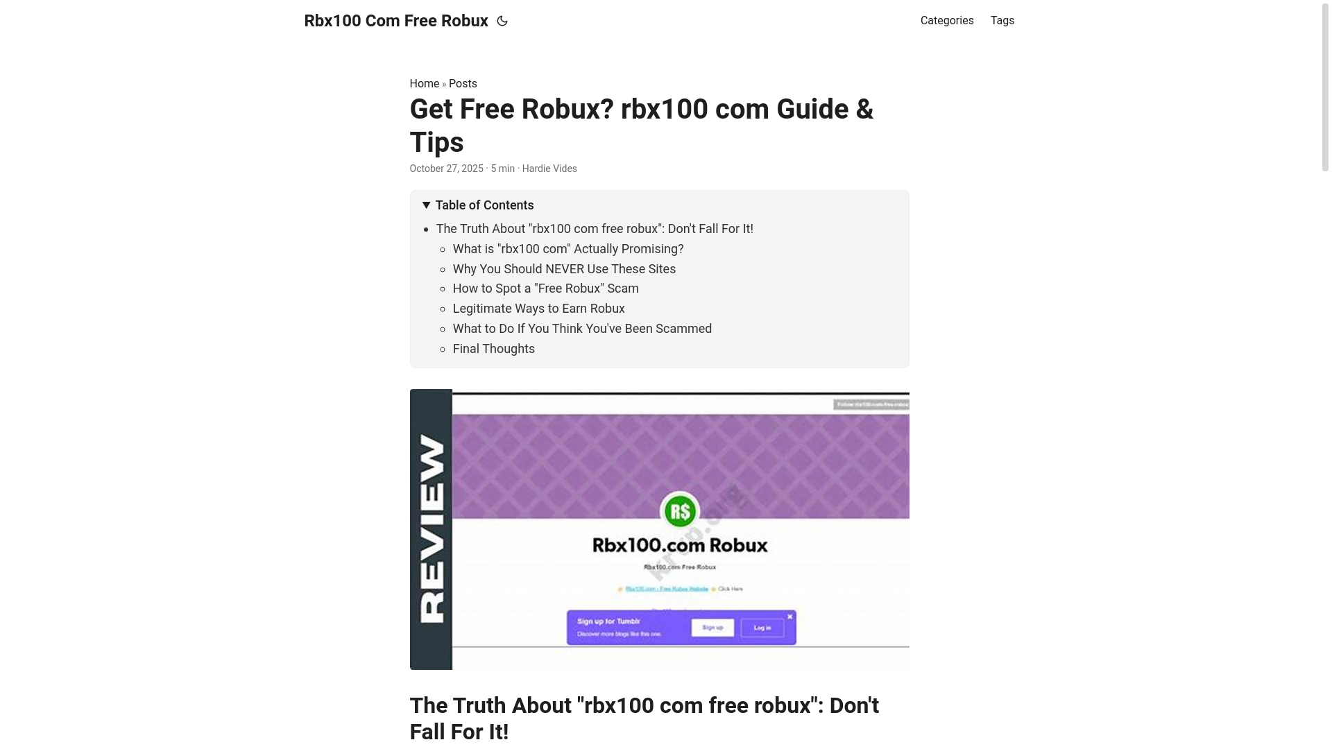 website screenshot of https://rbx100-com-free-robux.pages.dev/