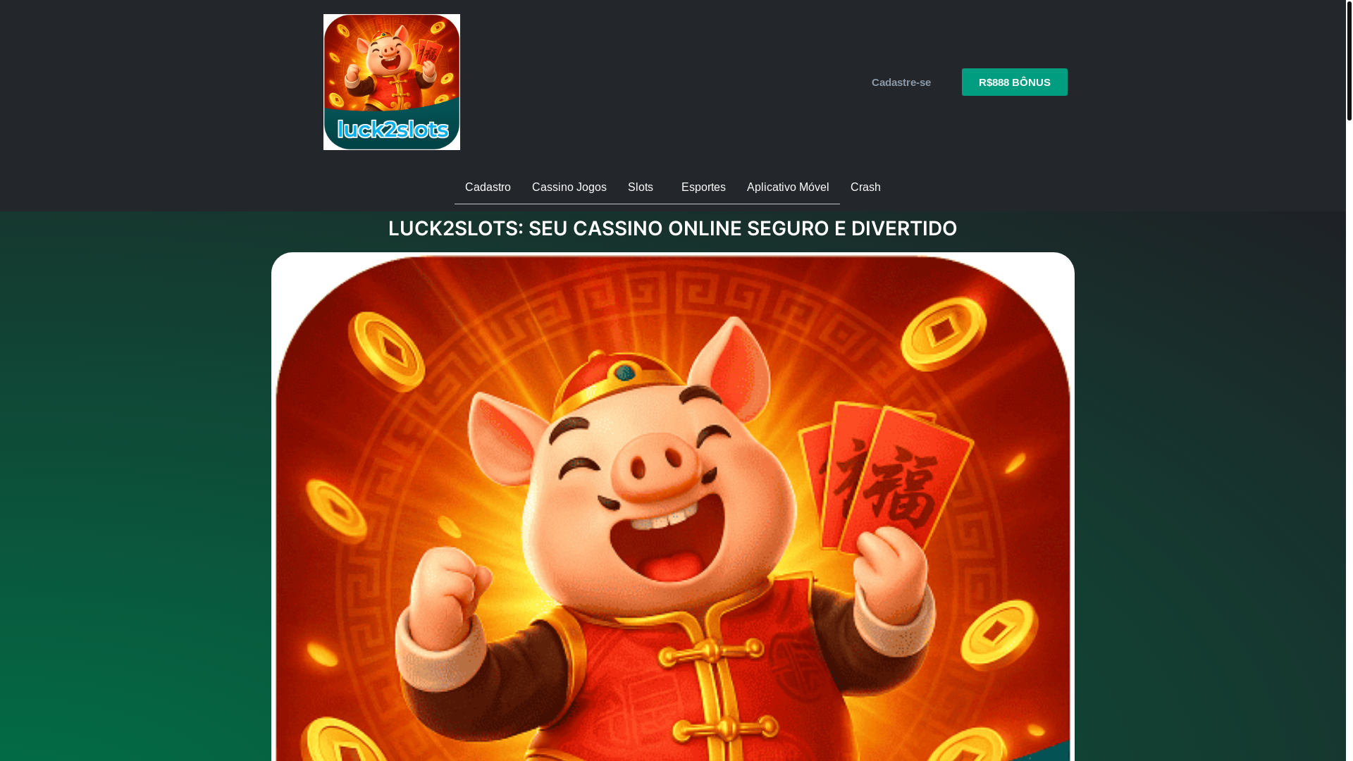 website screenshot of https://luck2slotsa.com/