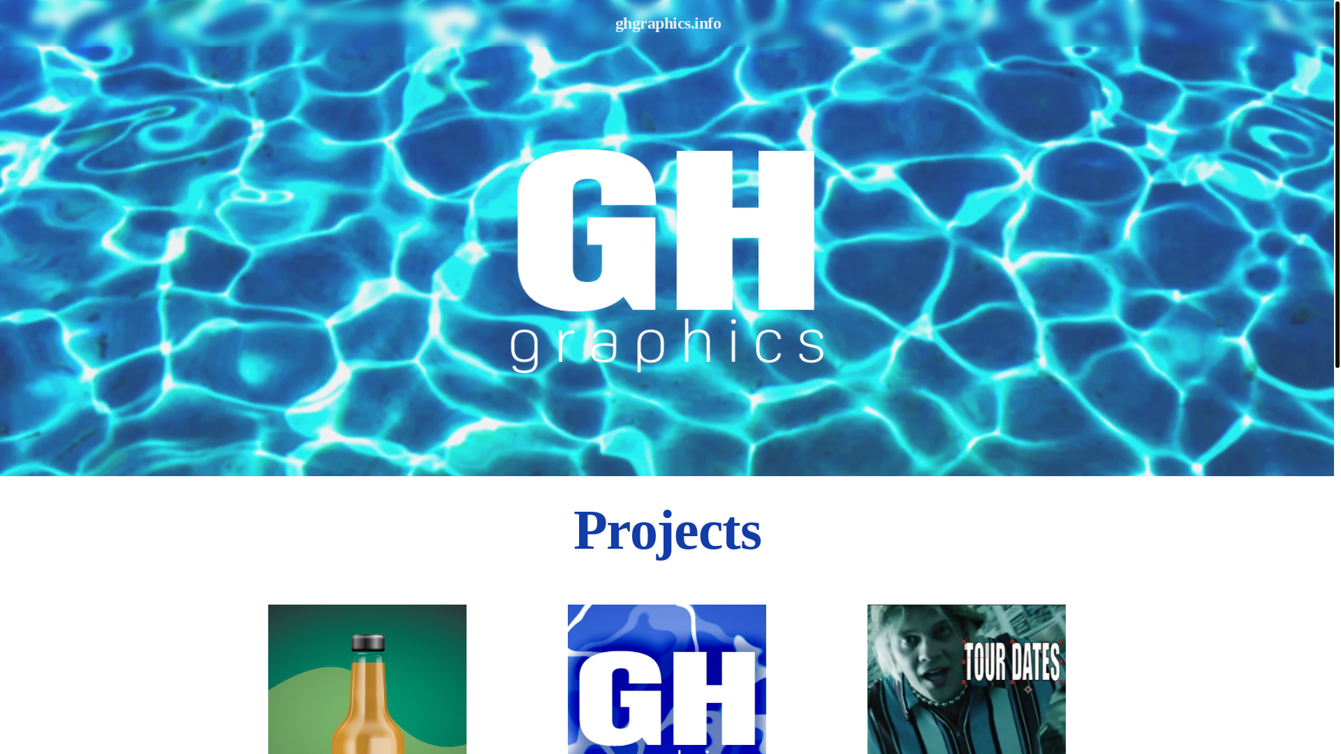 website screenshot of https://ghgraphics.info/