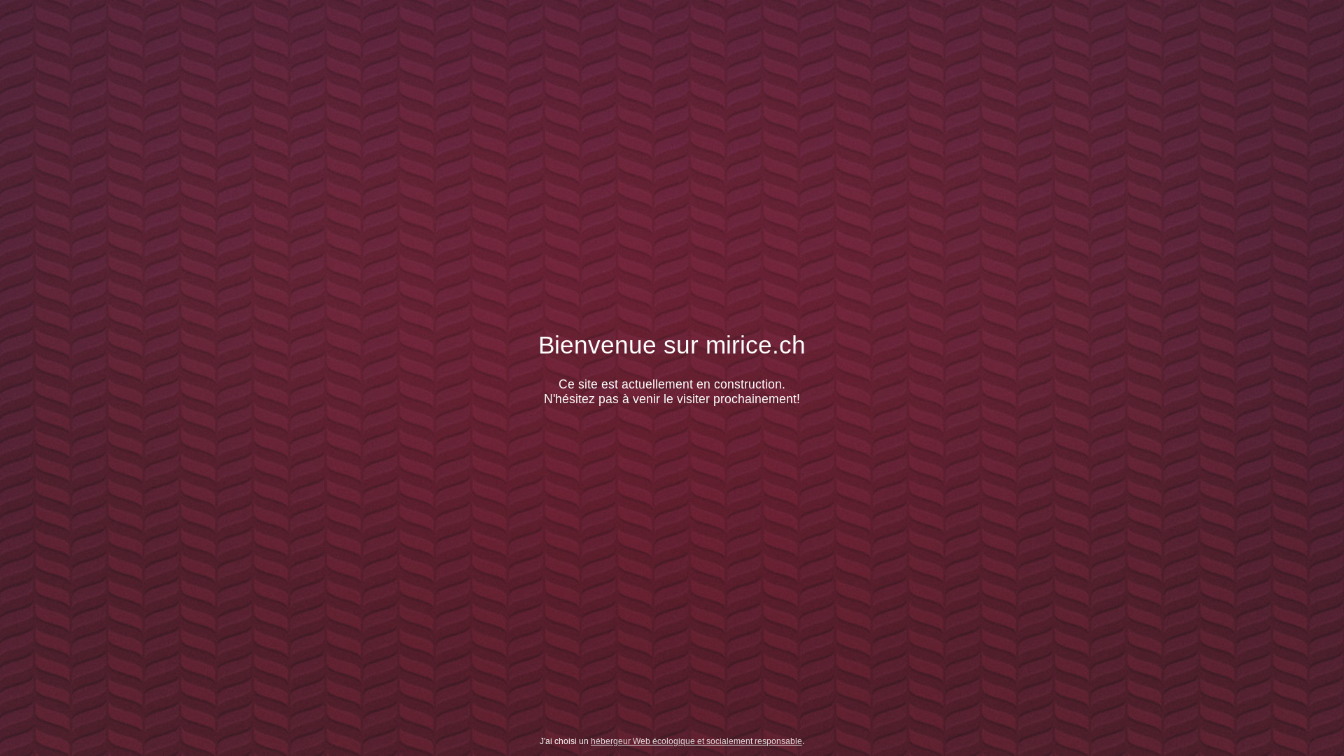 website screenshot of https://mirice.ch/