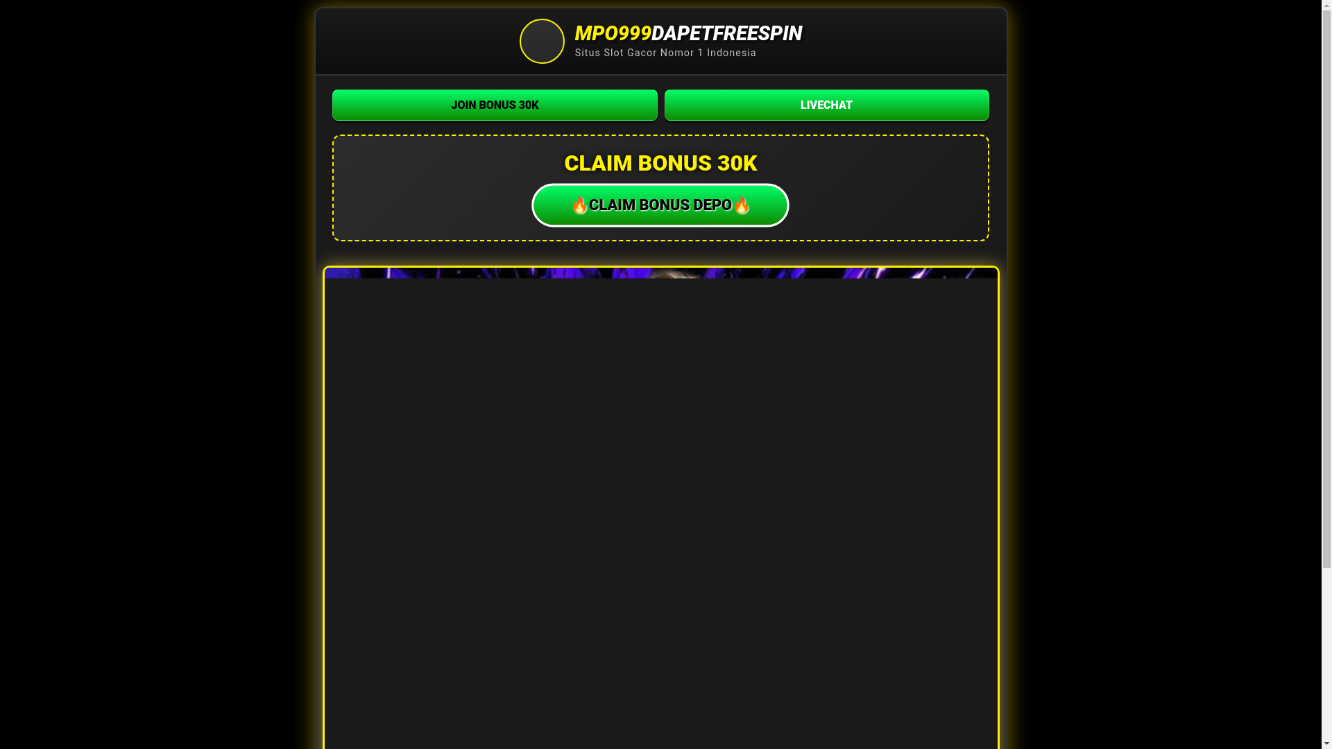 website screenshot of https://mpo999dapetfreespin.online/