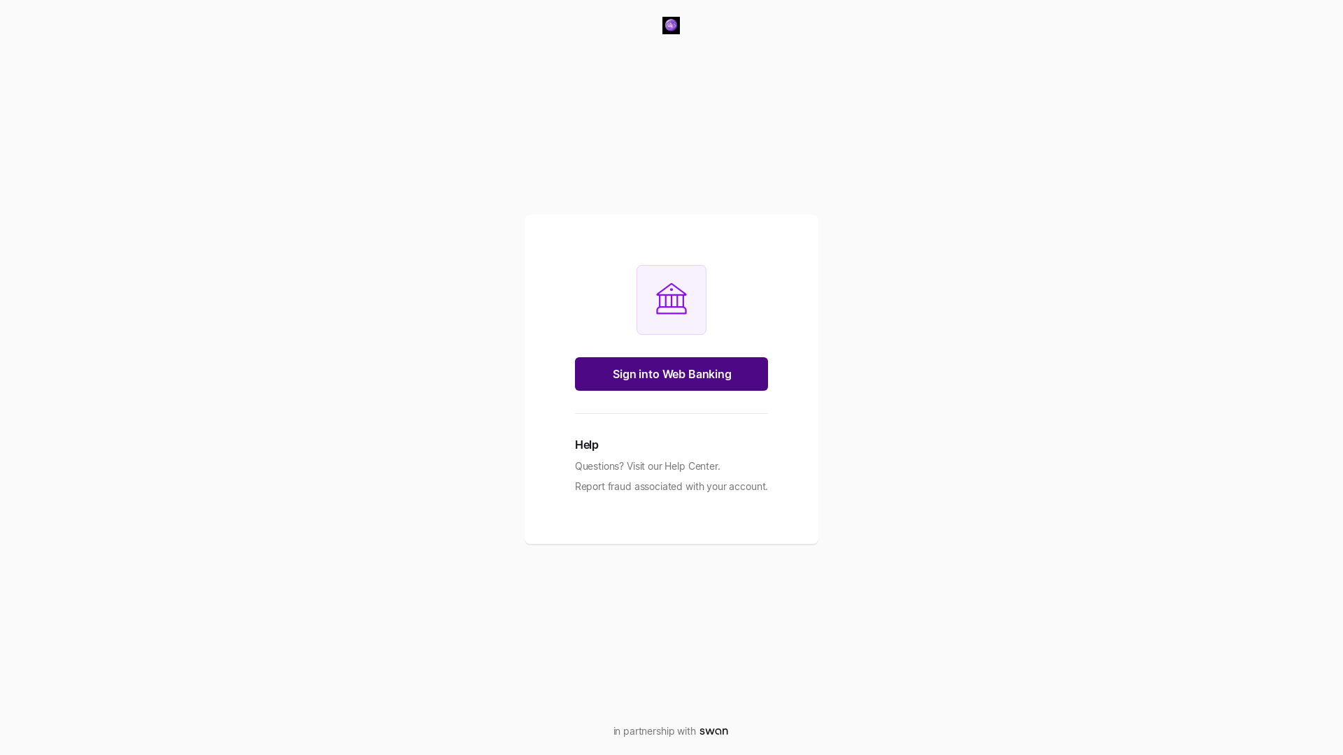 website screenshot of https://banking.sandbox.swan.io/projects/1aaa491f-6d3d-4018-b231-1b86ef8fada8