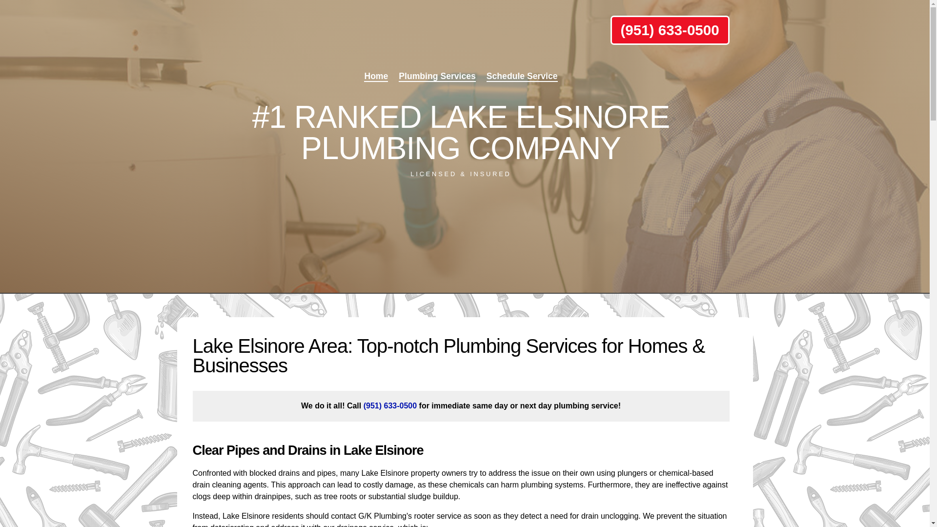 website screenshot of https://gkplumbingca.com/
