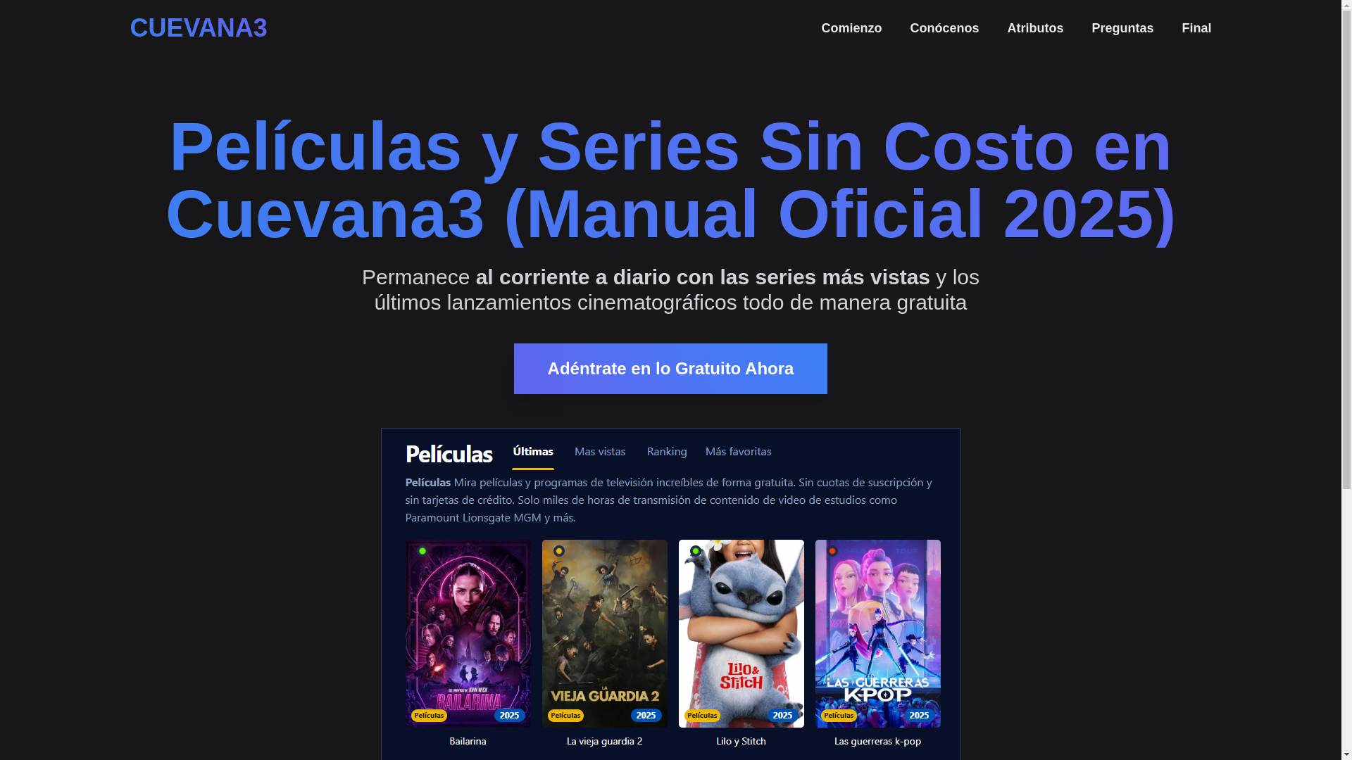 website screenshot of https://cuevana3-e8em.pages.dev/