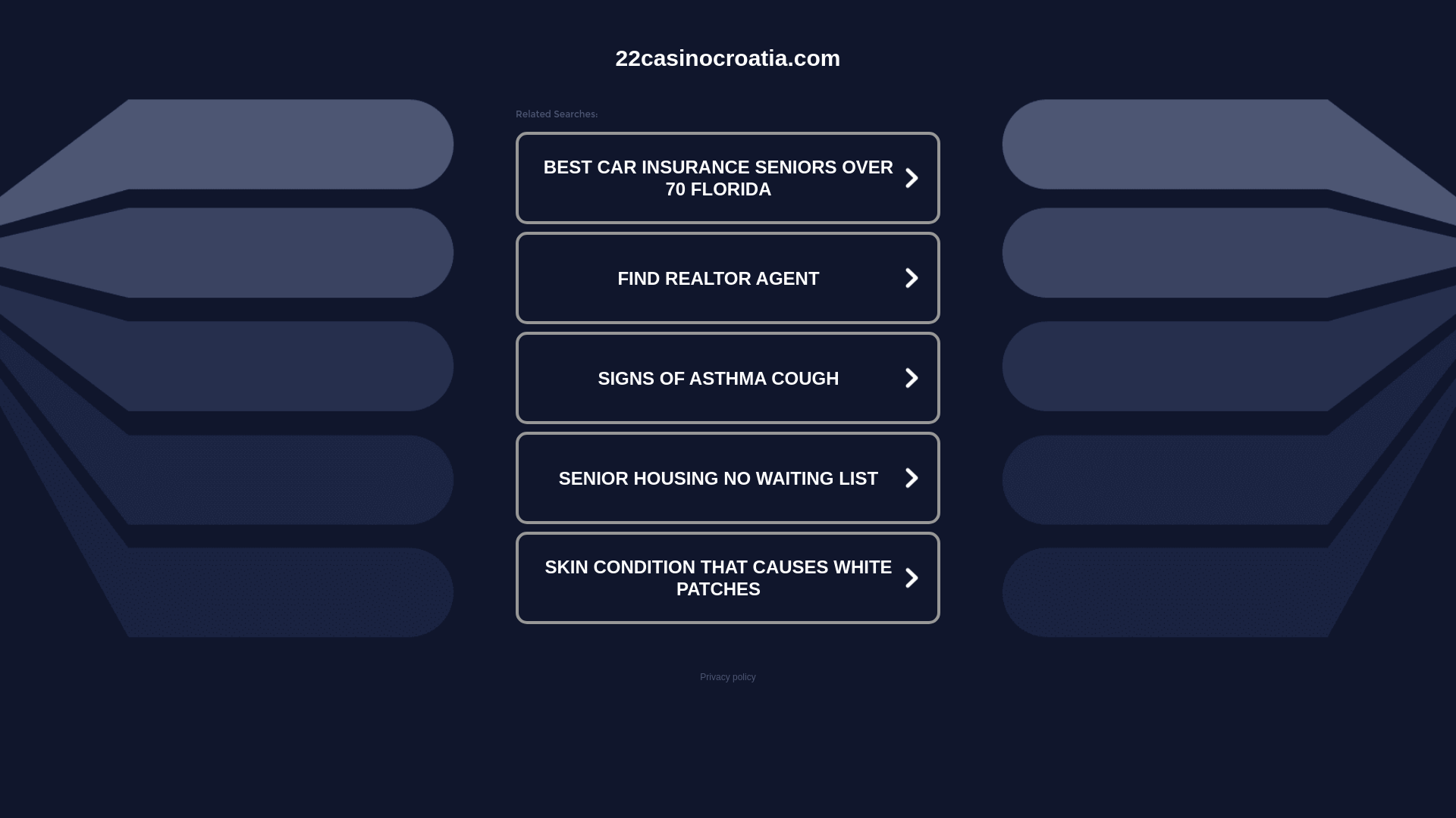website screenshot of https://22casinocroatia.com/