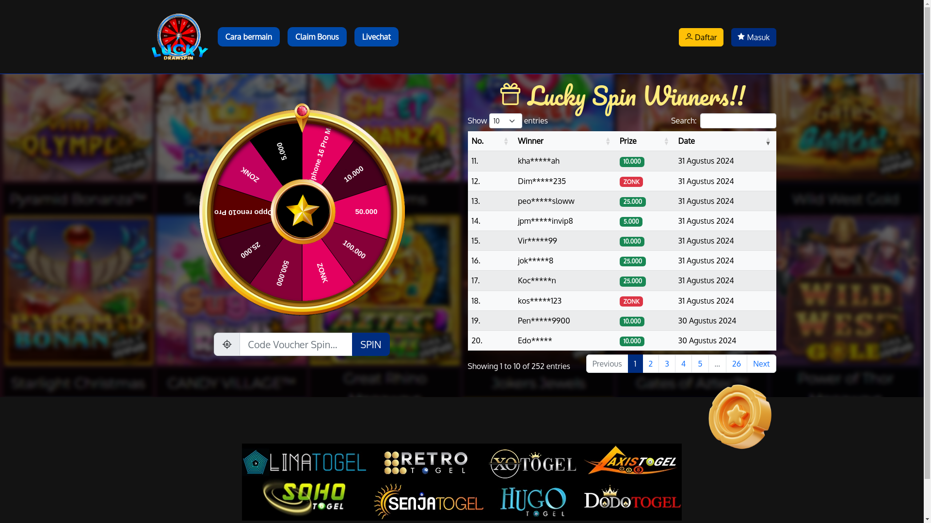 website screenshot of https://dodolive.vip/