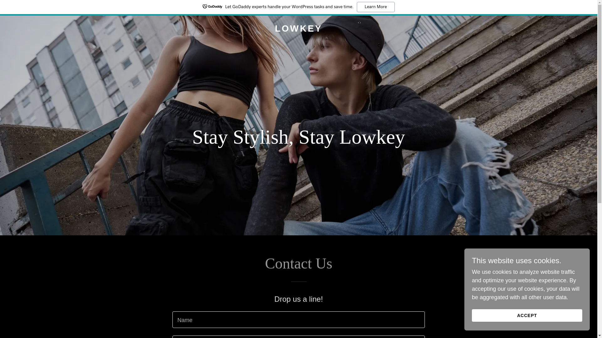 website screenshot of https://lowkey.net.au/