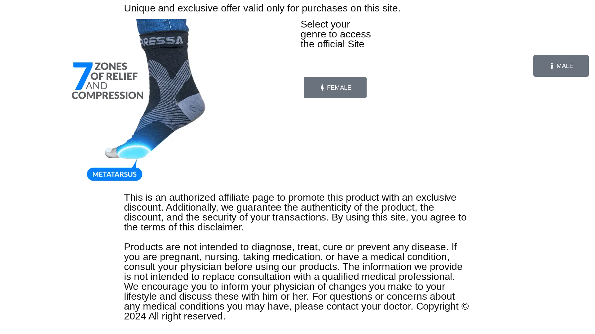 website screenshot of https://compressa-socks.shop/