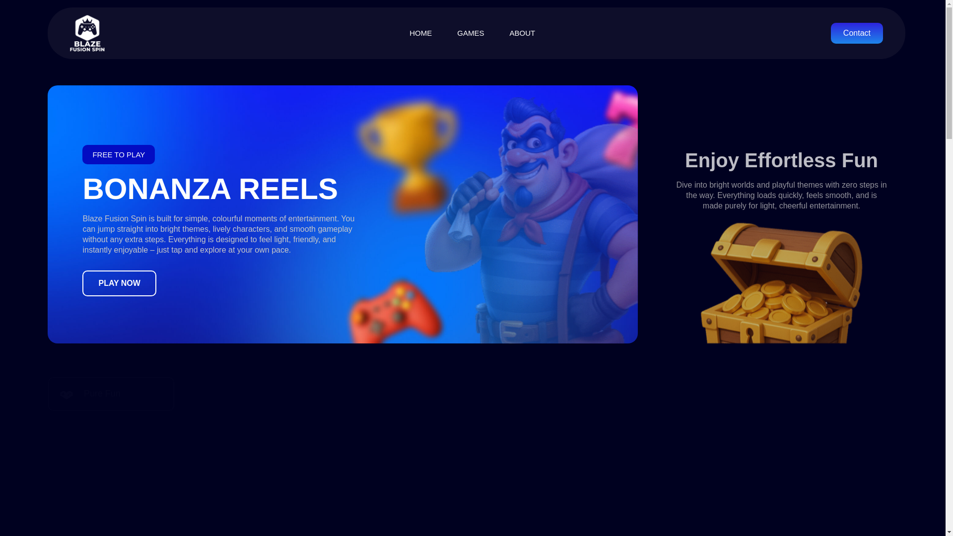 website screenshot of https://blazefusionspin.pages.dev/