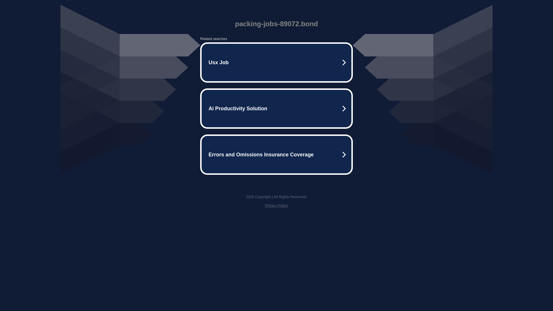 website screenshot of https://packing-jobs-89072.bond/