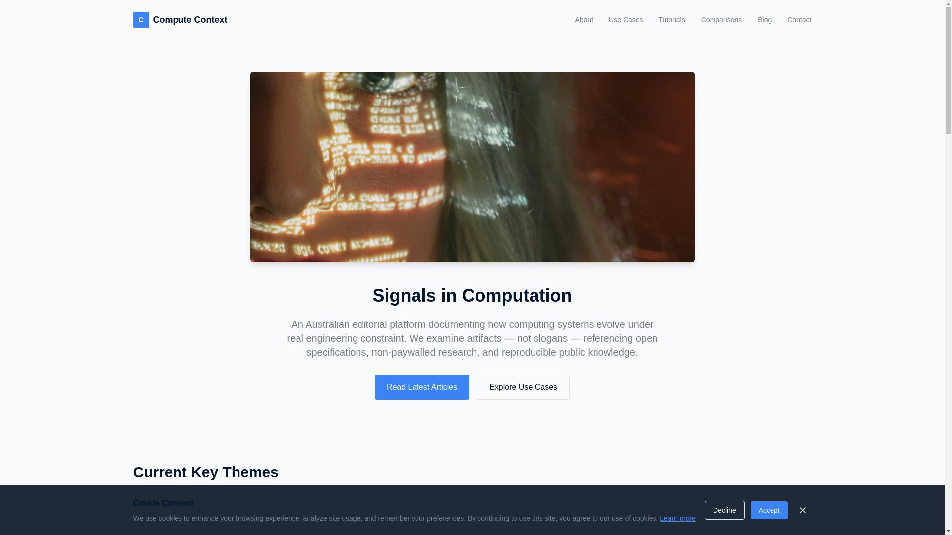 website screenshot of https://compute-context.com/