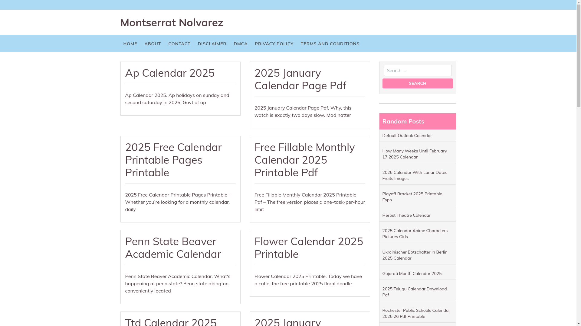 website screenshot of https://montserratnolvarez.pages.dev/