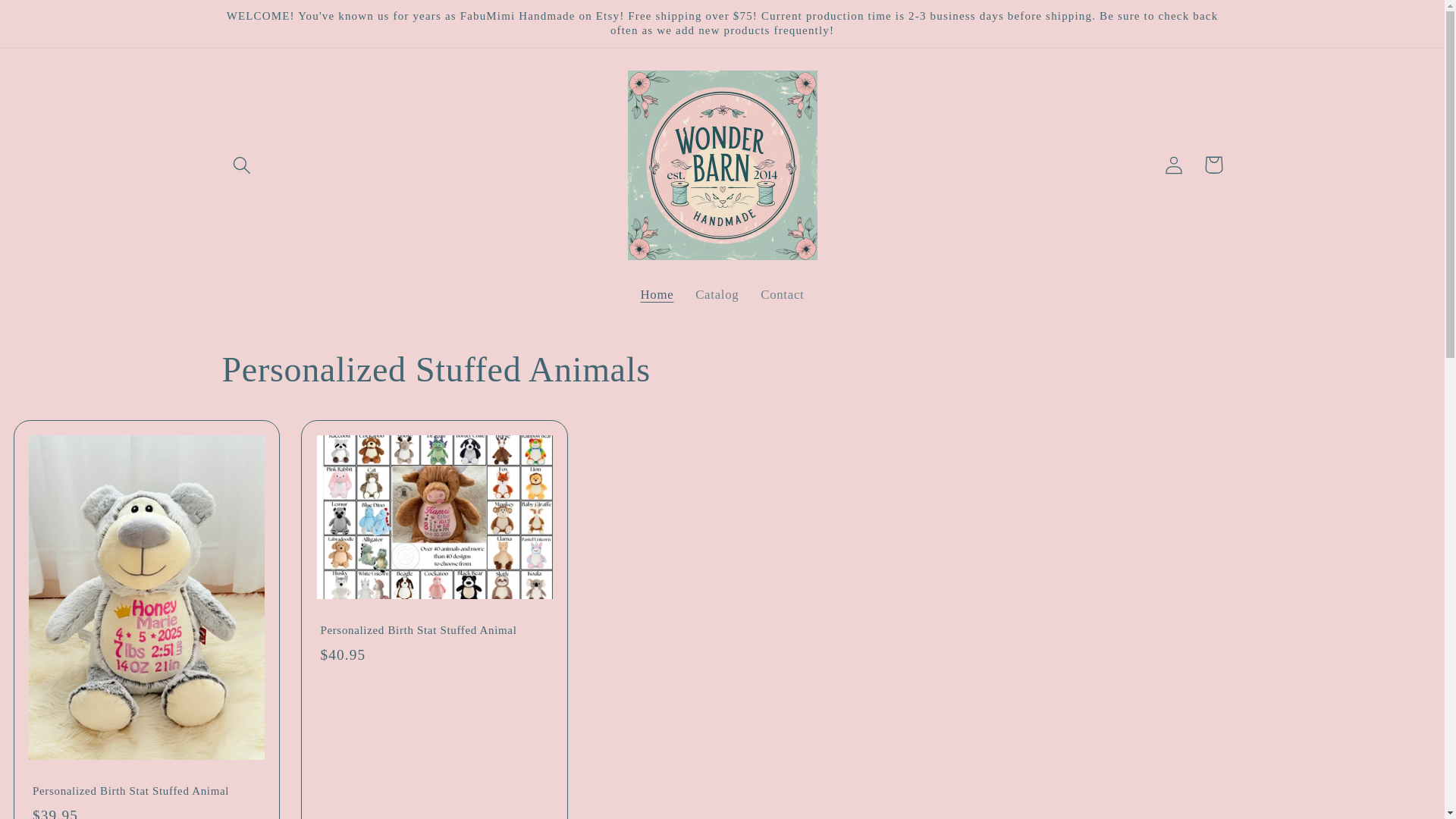 website screenshot of https://wonderbarnhandmade.com/