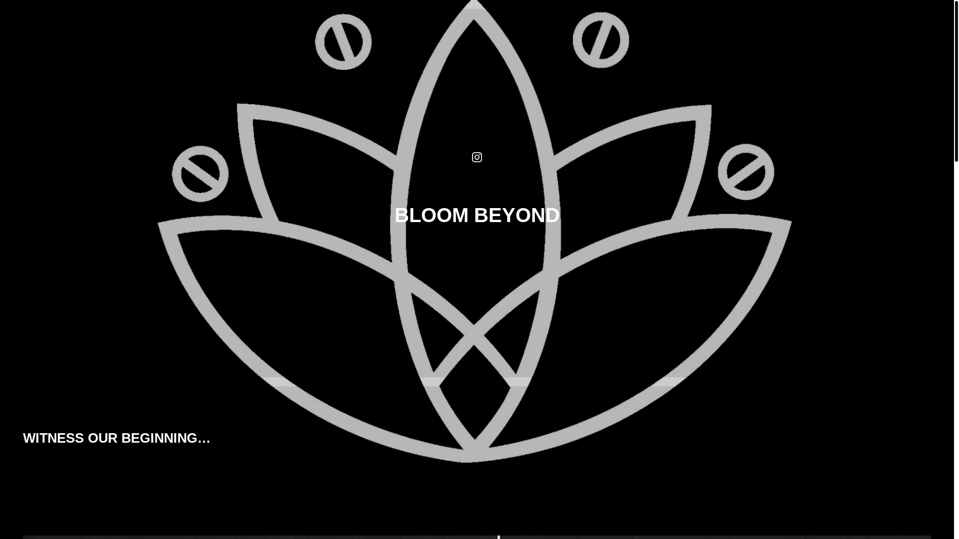 website screenshot of https://bloombeyondmusic.com/