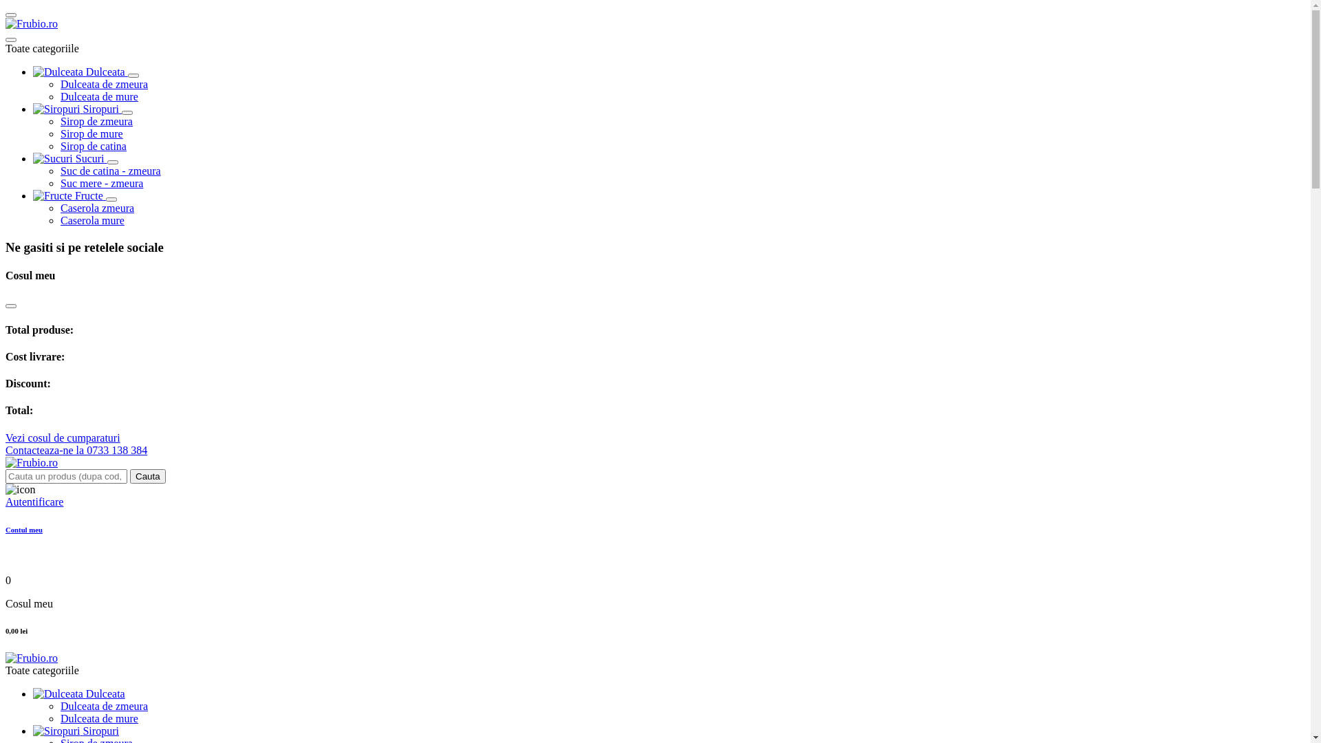 website screenshot of https://frubi.ro/