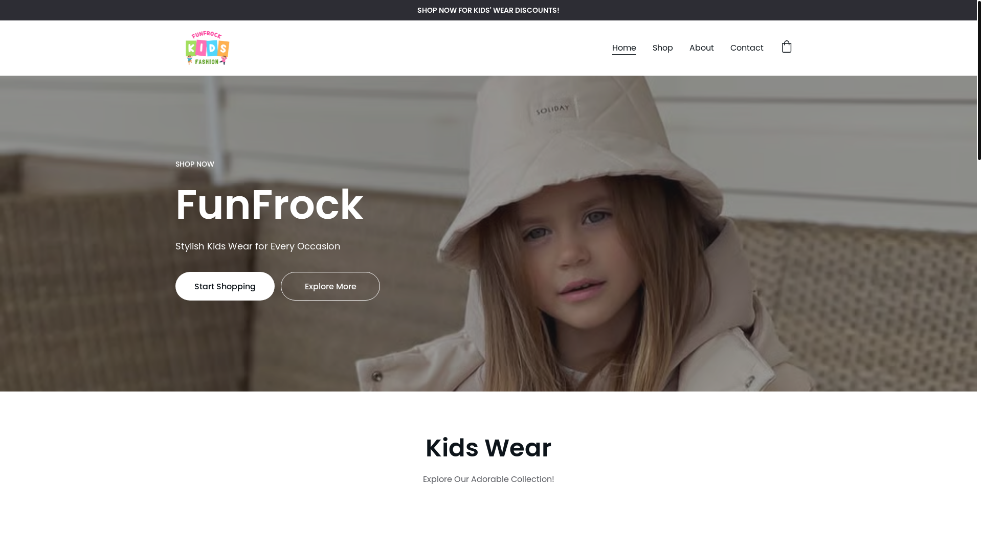 website screenshot of https://funfrock.online/