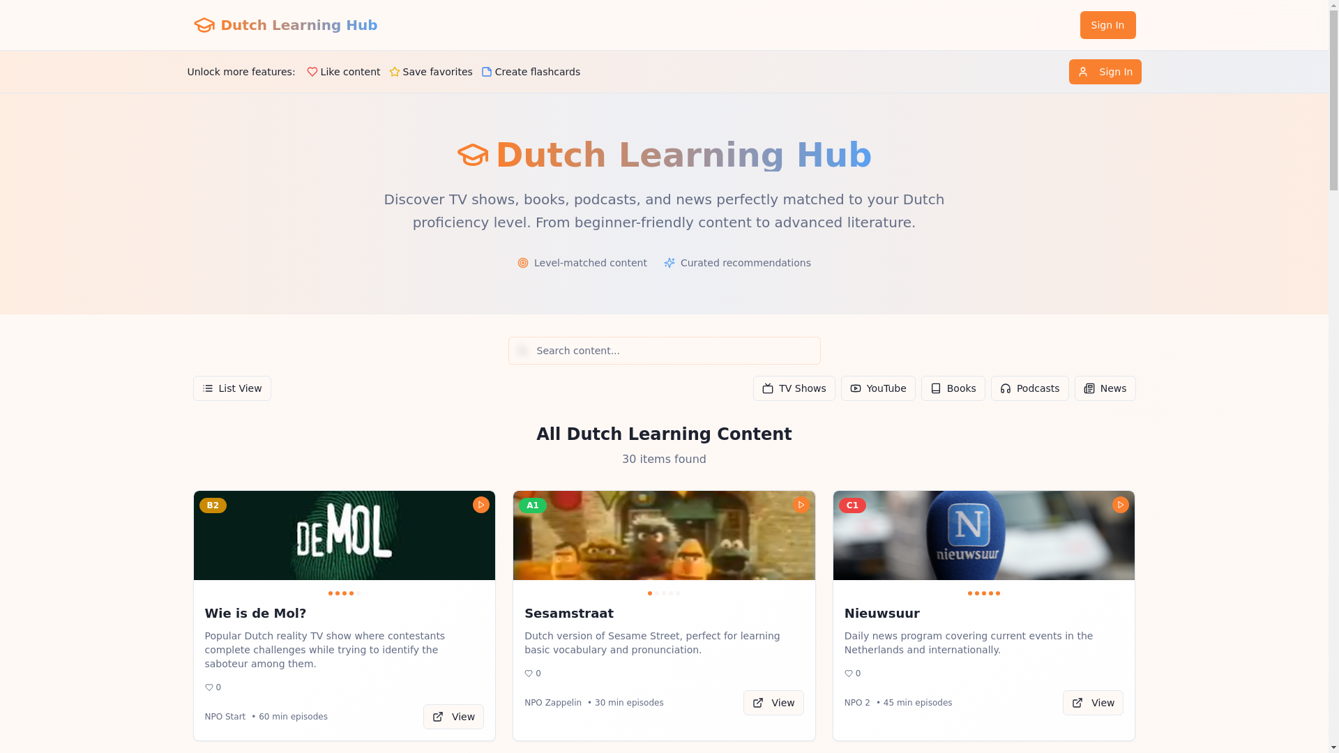 website screenshot of https://abbielearnsdutch.pages.dev/