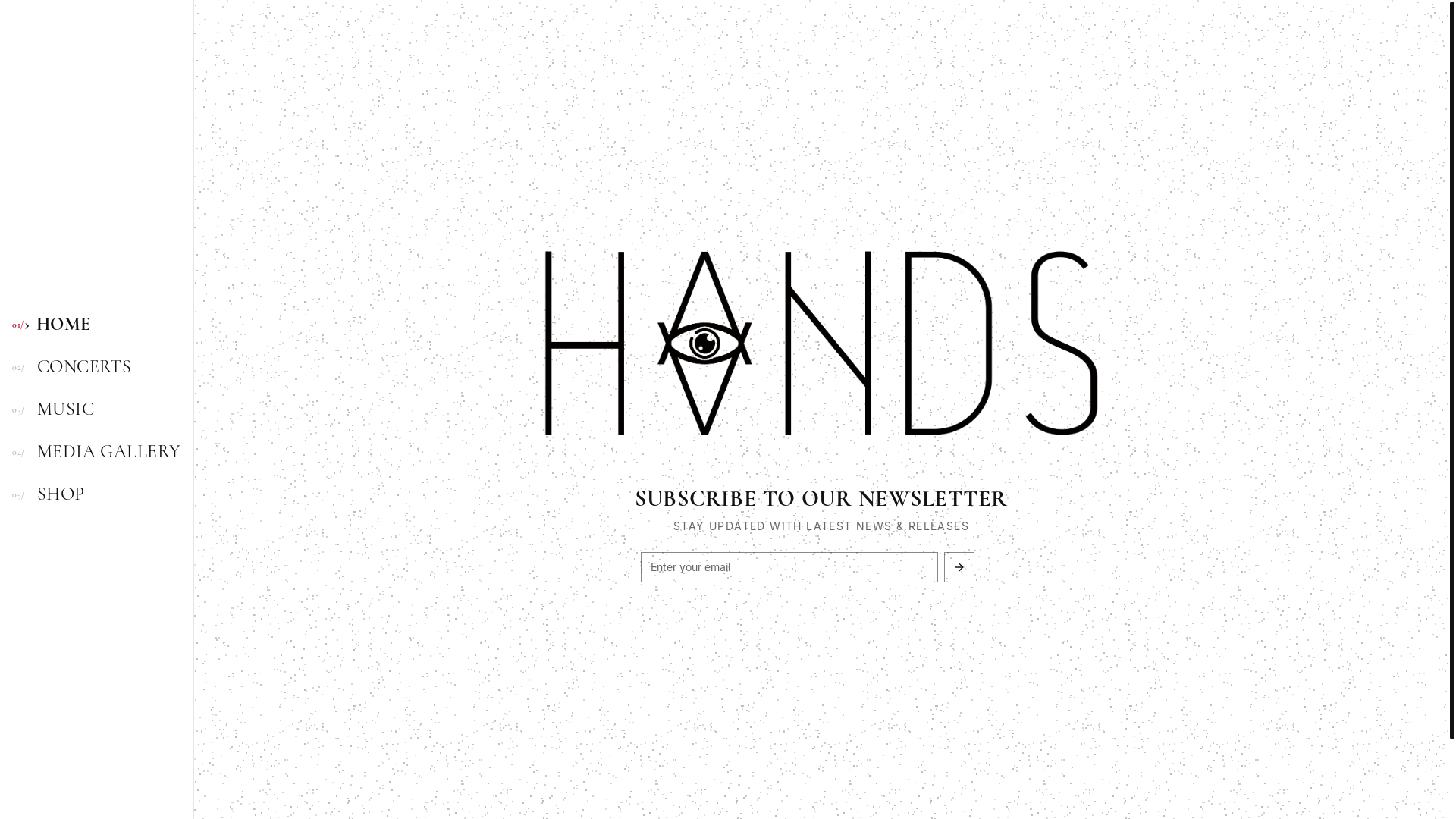 website screenshot of https://hvndsofficial.com/