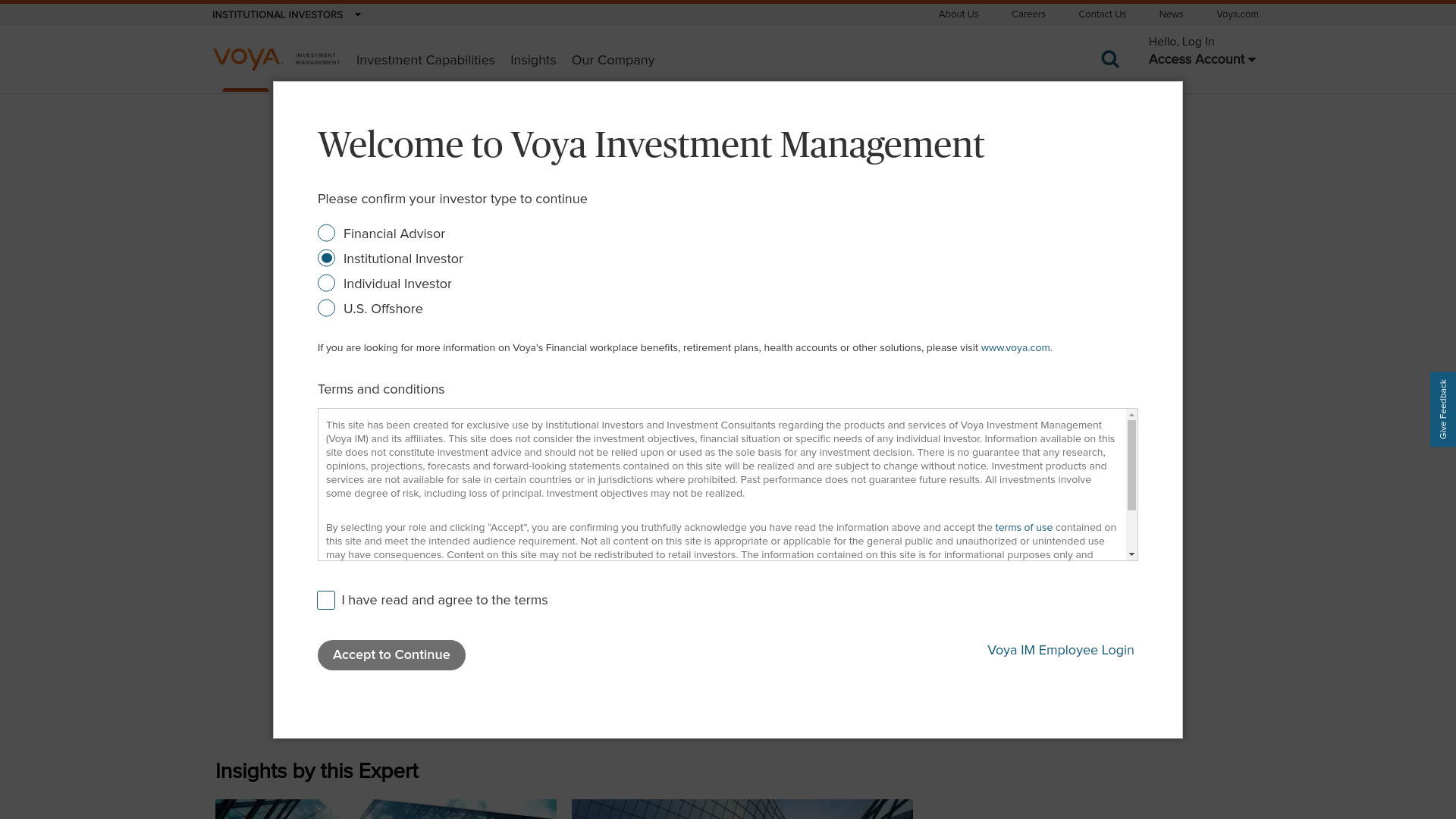 website screenshot of https://institutional.voya.com/person/gregory-michaud