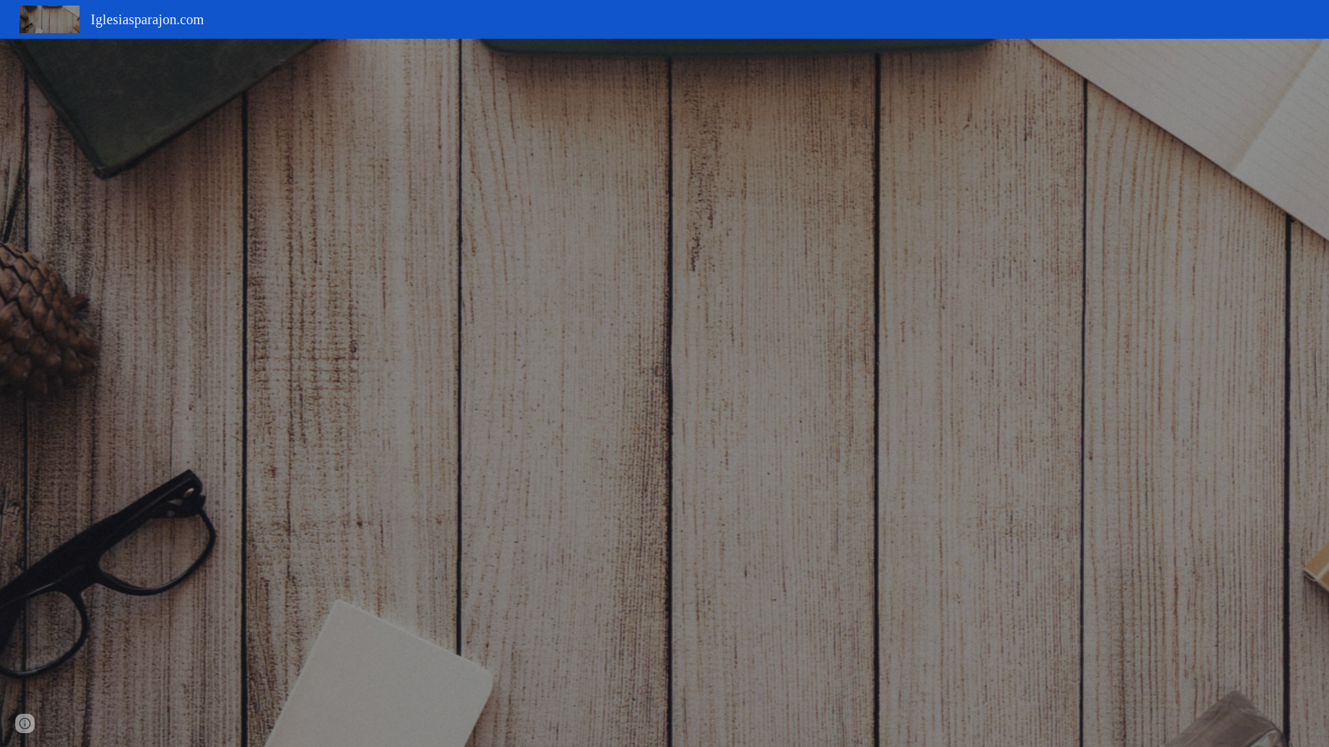 website screenshot of https://iglesiasparajon.com/