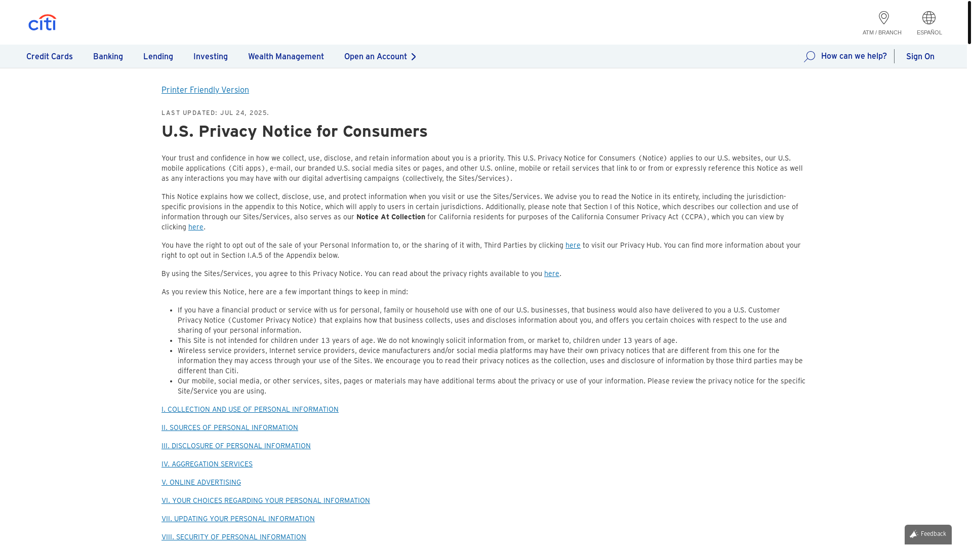 website screenshot of https://l.info17.citi.com/rts/go2.aspx?h=4445969&tp=i-1NHD-8u-orW-Ii9xkK-2M-2aMb8w-1c-5Rcd7-ISAvzb-lCZrtDLuhb-1gefyo&pi=qv_y9P1HX02uBEXUim5lGA&x=%2FUS%2FJRS%2Fportal%2Ftemplate.do%3FID%3DPrivacy&hp2=9eb695709fffec26869bf8c07729f5f035898133c3e9d337b790f7024946325f