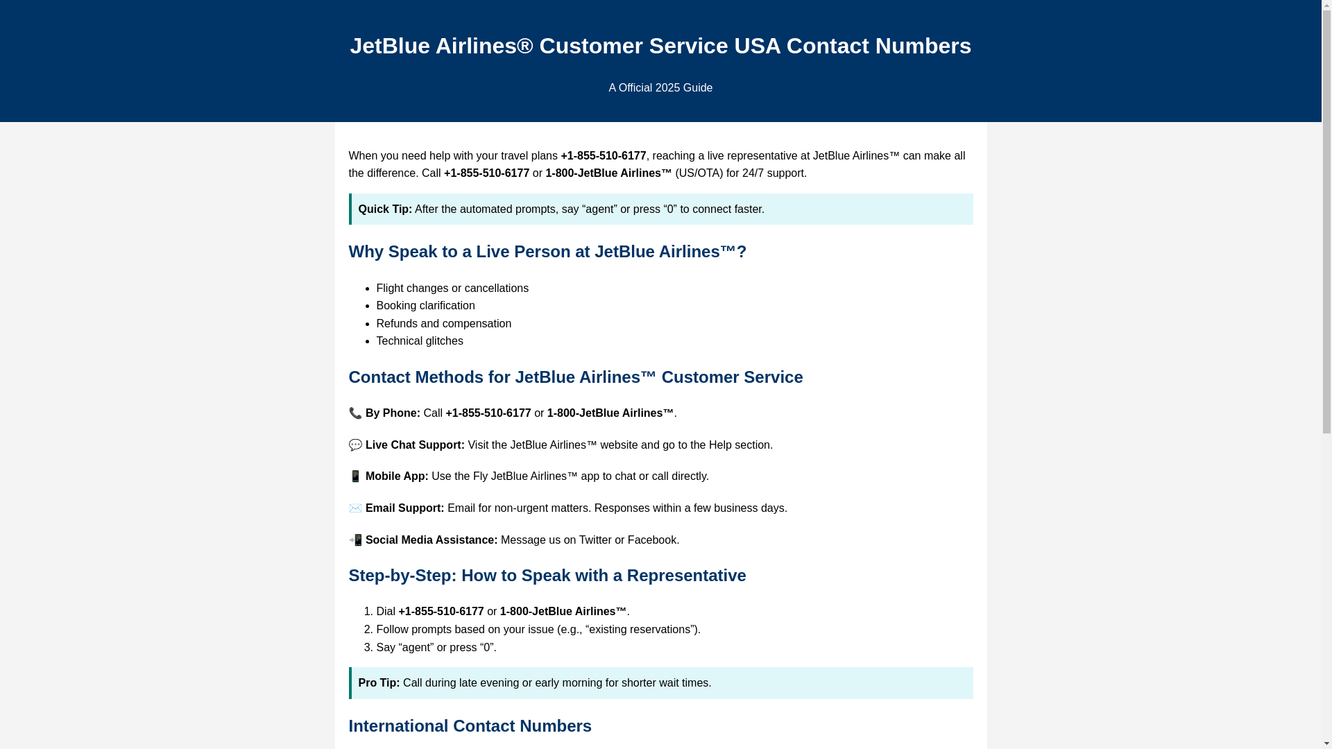 website screenshot of https://official-jetblue-help-center.pages.dev/