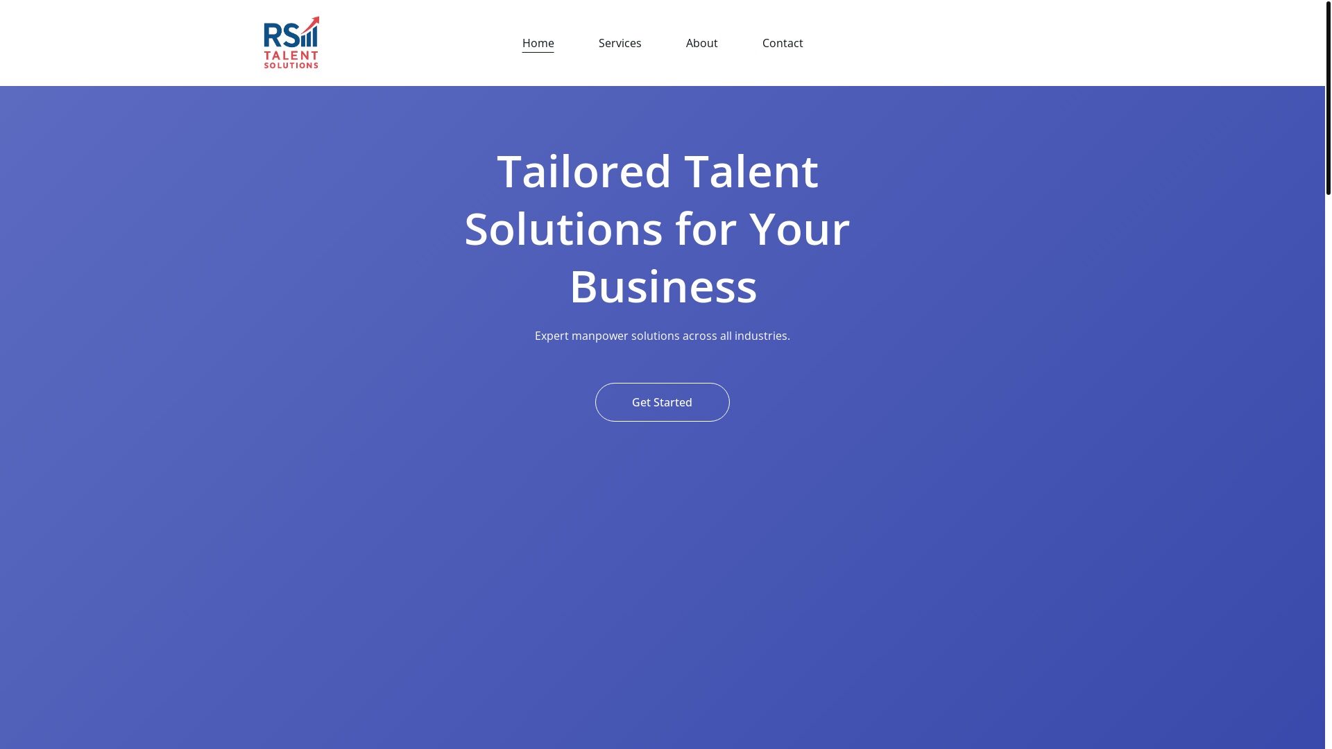 website screenshot of https://rstalentsolutions.in/