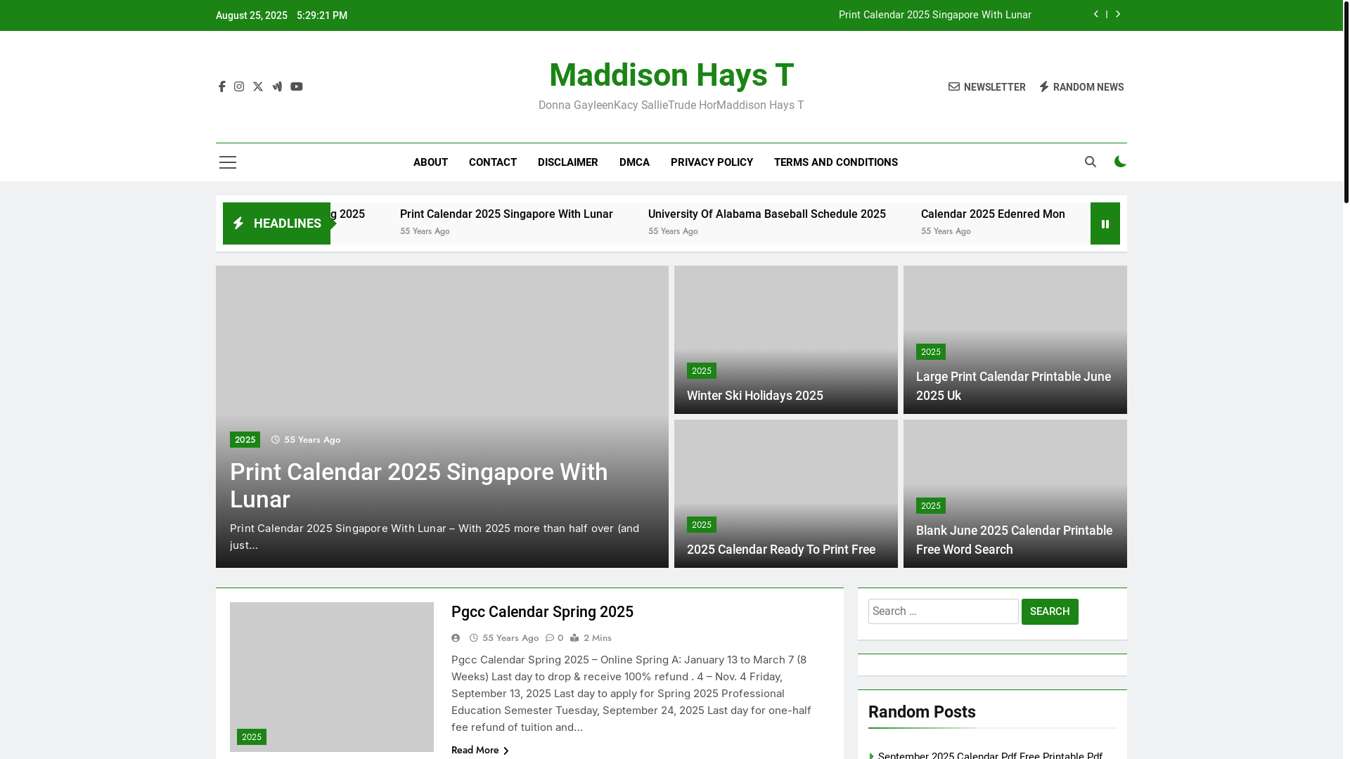 website screenshot of https://maddisonhayst.pages.dev/