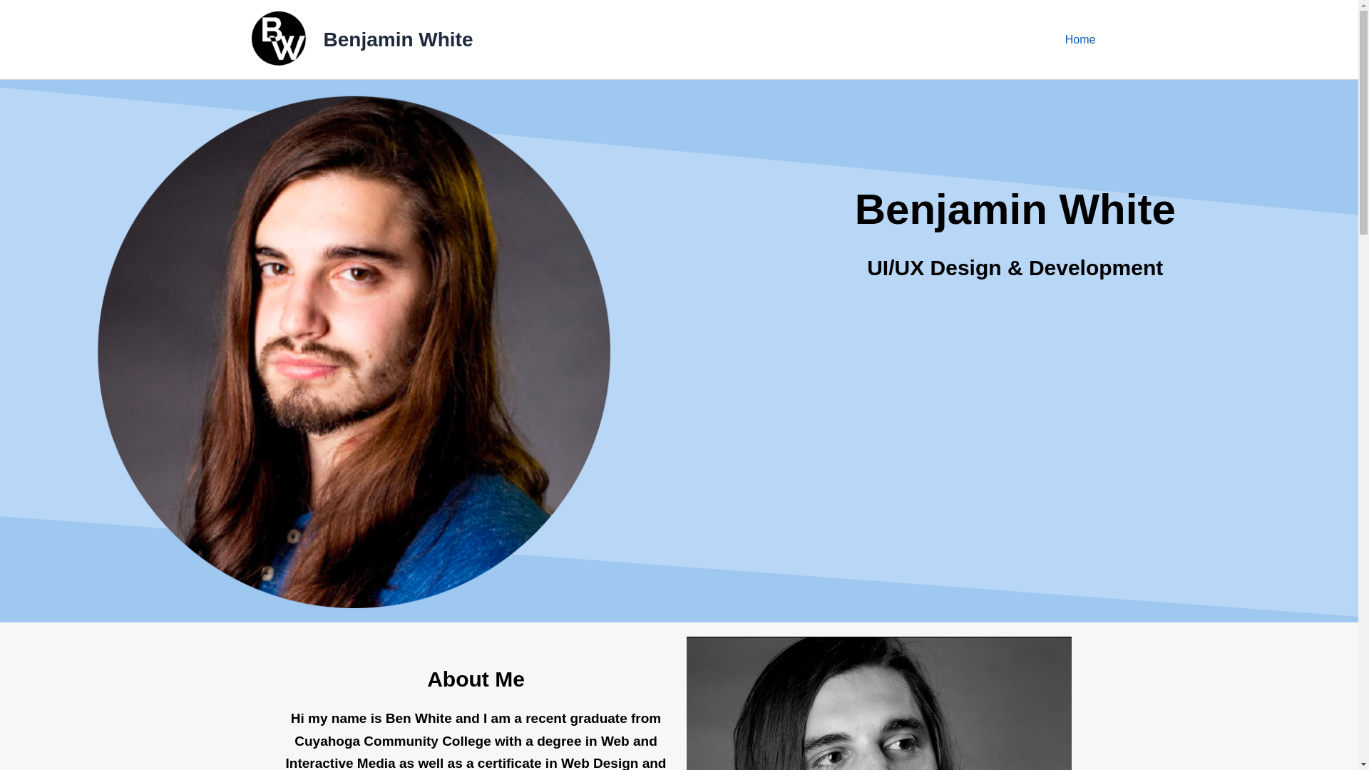 website screenshot of https://benjaminwwhite.com/