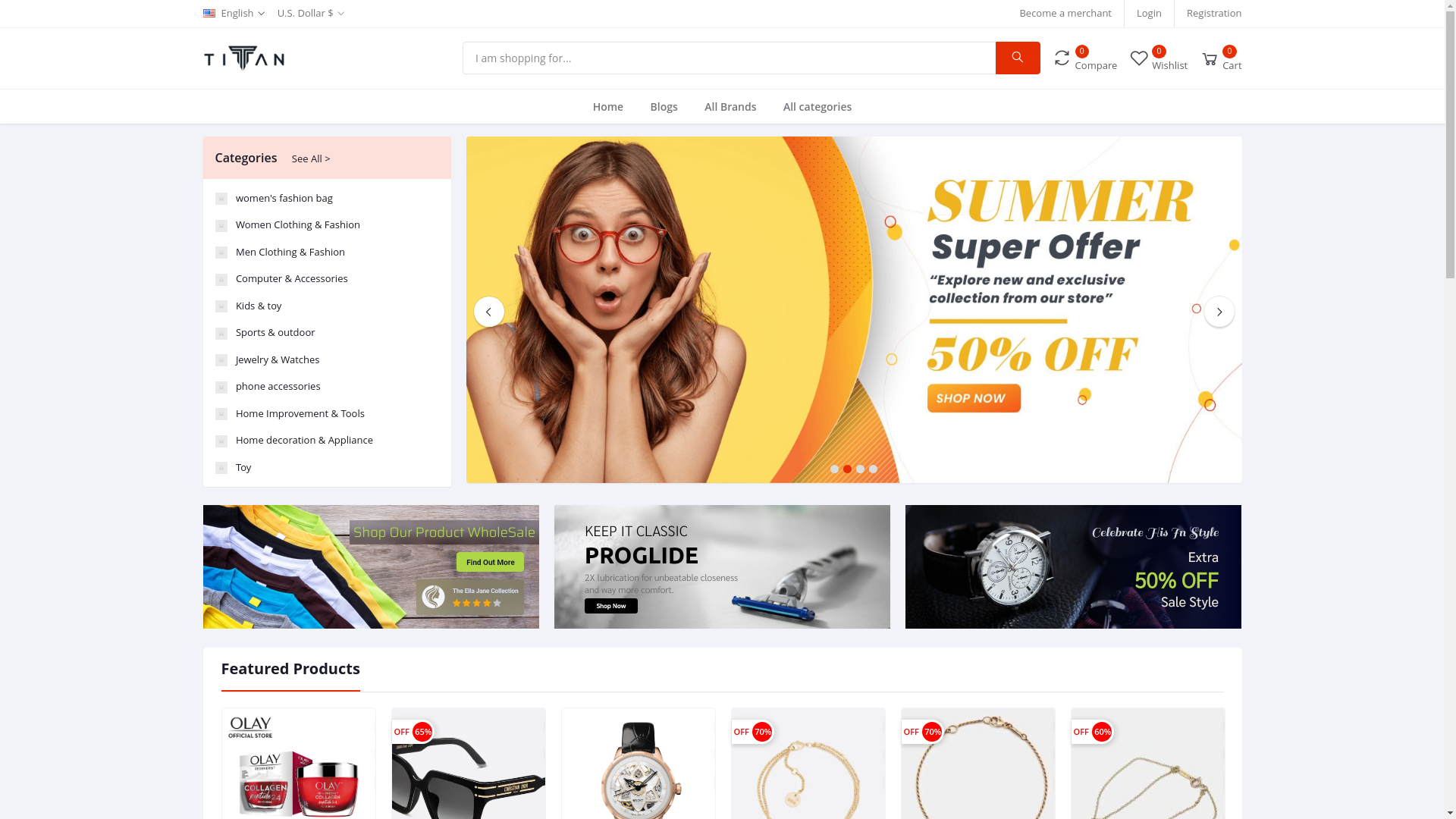 website screenshot of https://titanto.bond/
