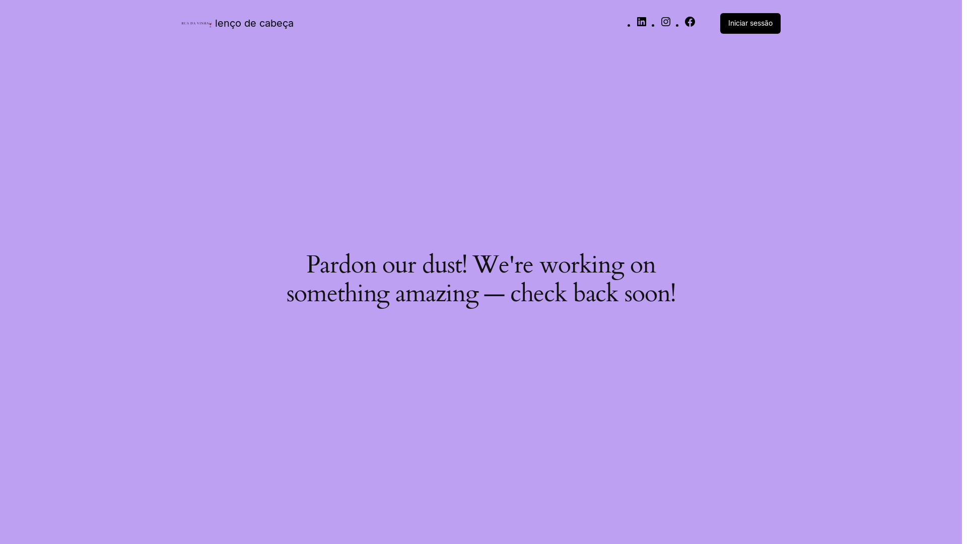 website screenshot of https://lenco-de-cabeca.net/