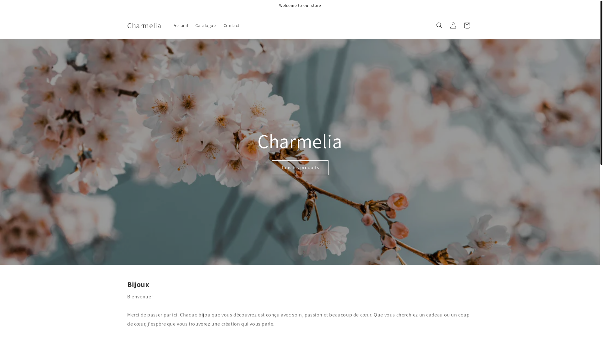 website screenshot of https://charmelia-shop.com/