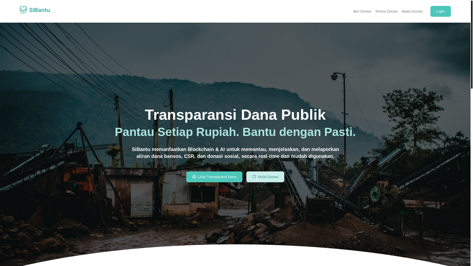 website screenshot of https://sibantu.site/