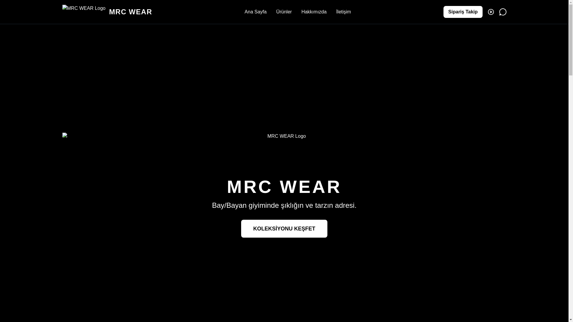 website screenshot of https://mrcwear.store/