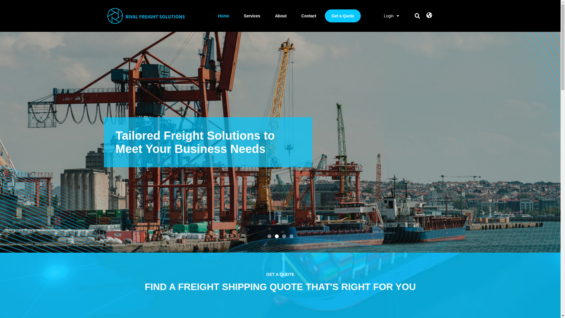 website screenshot of https://rivalfreightsolutions.xyz/