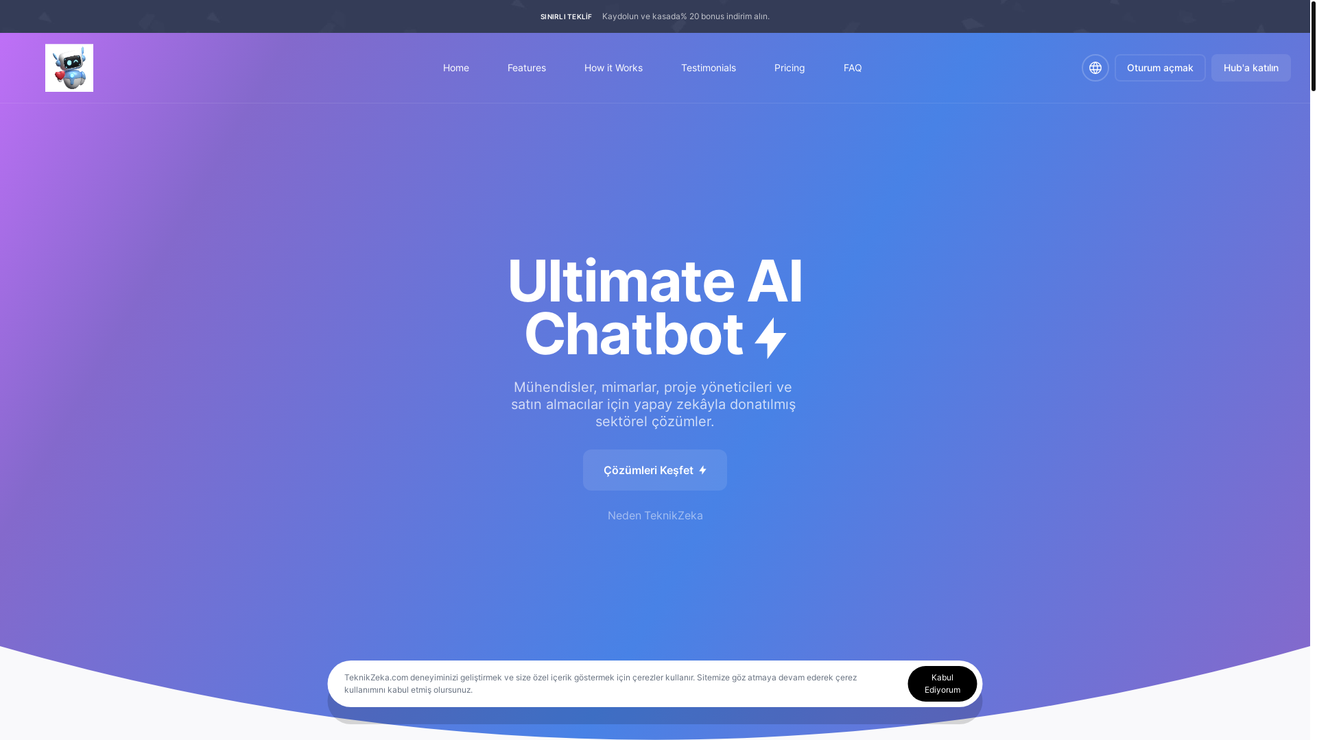 website screenshot of https://teknikzeka.com/