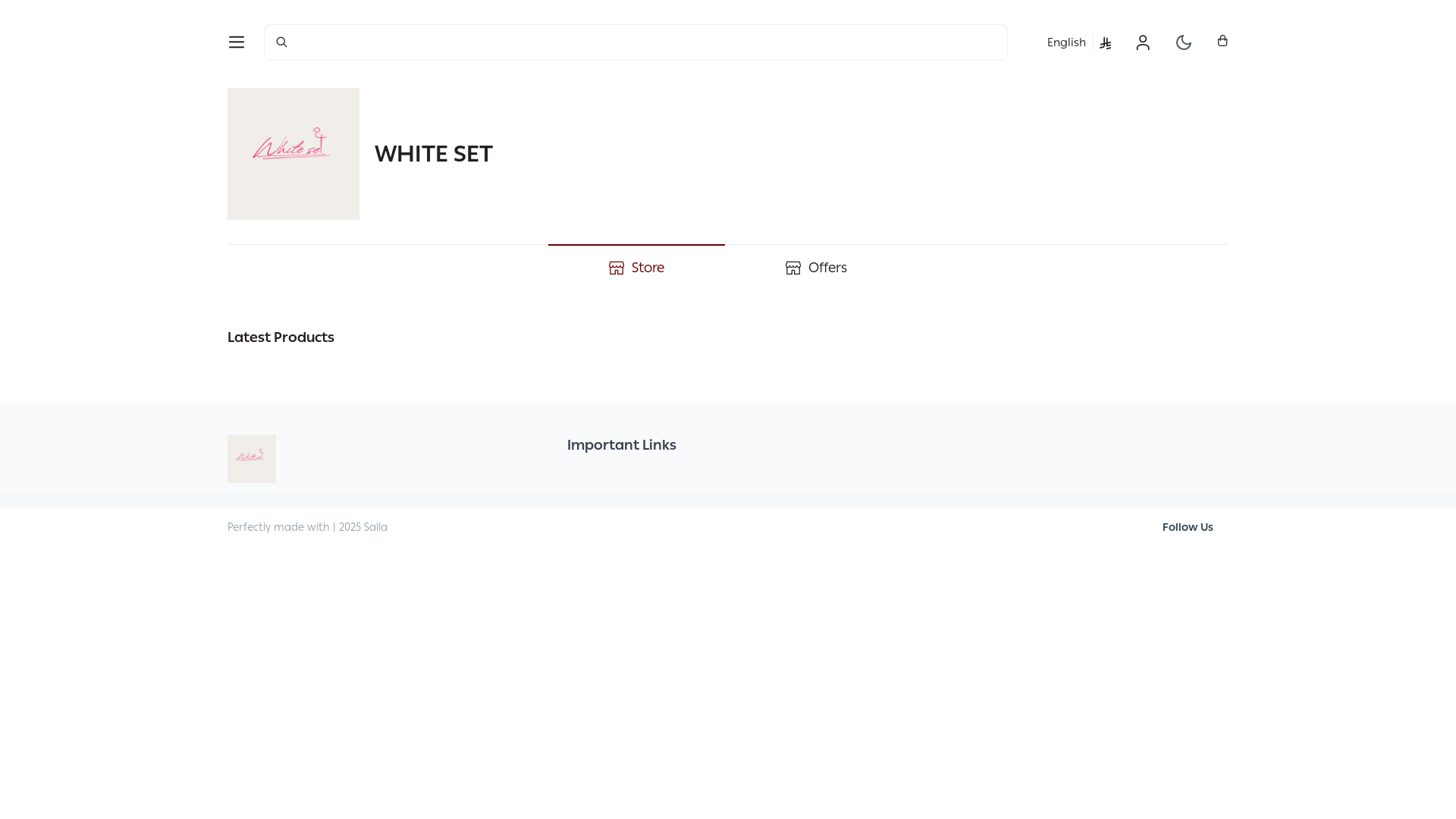 website screenshot of https://white-set.com/