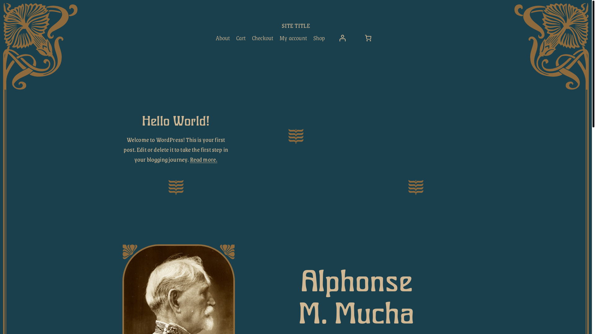 website screenshot of https://greencat.blog/