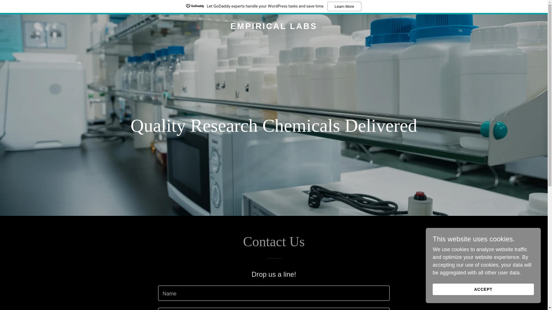 website screenshot of https://empirical-labs.net/