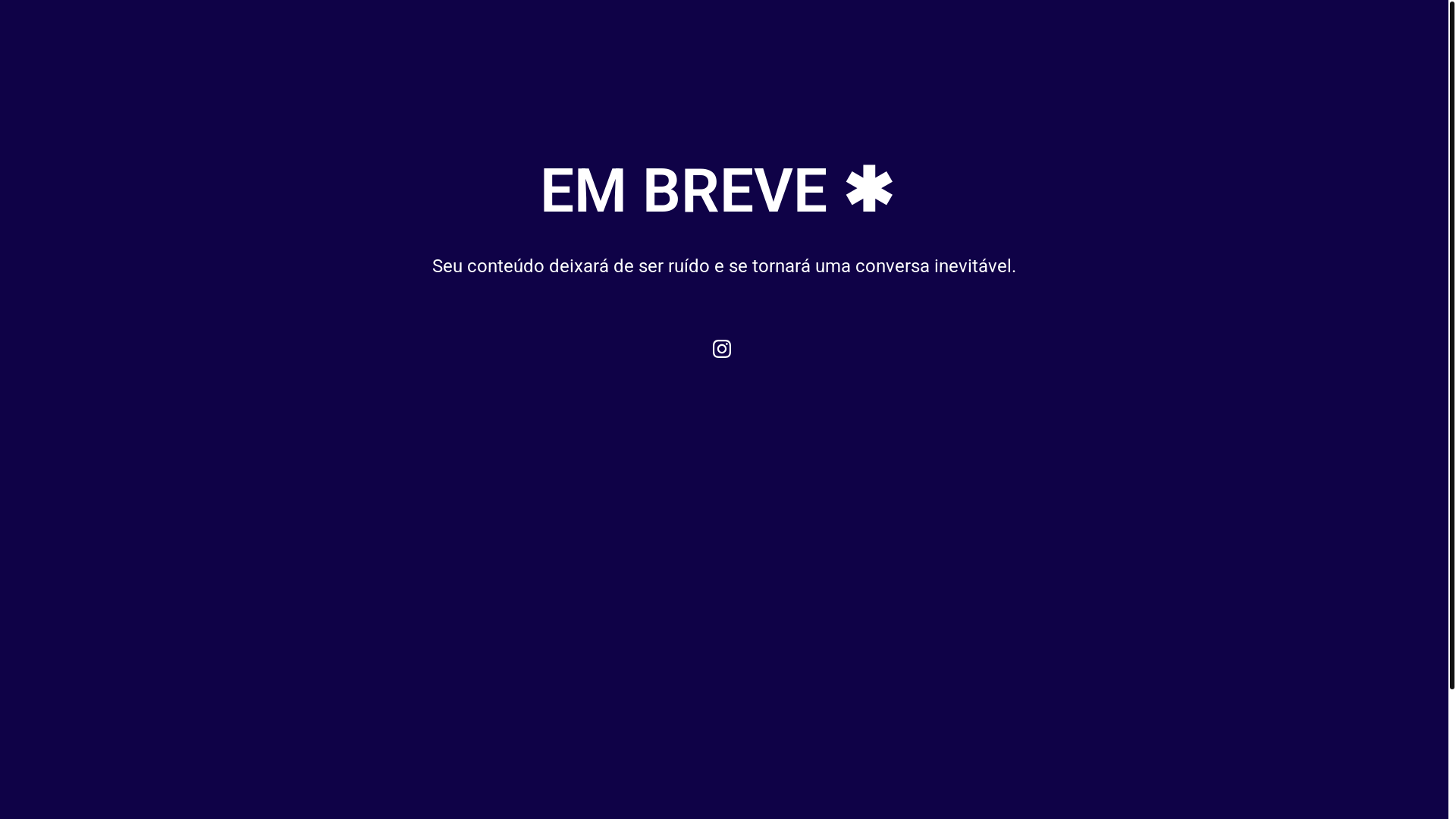 website screenshot of https://agenciainevitavel.com.br/