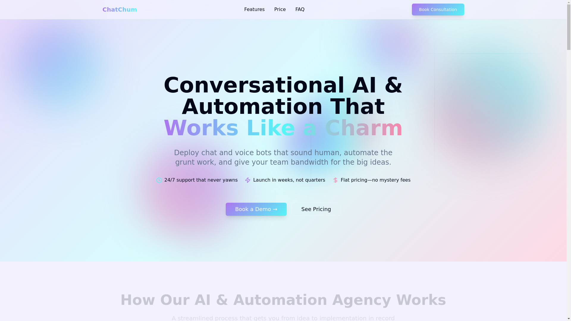 website screenshot of https://chatchum.eu/