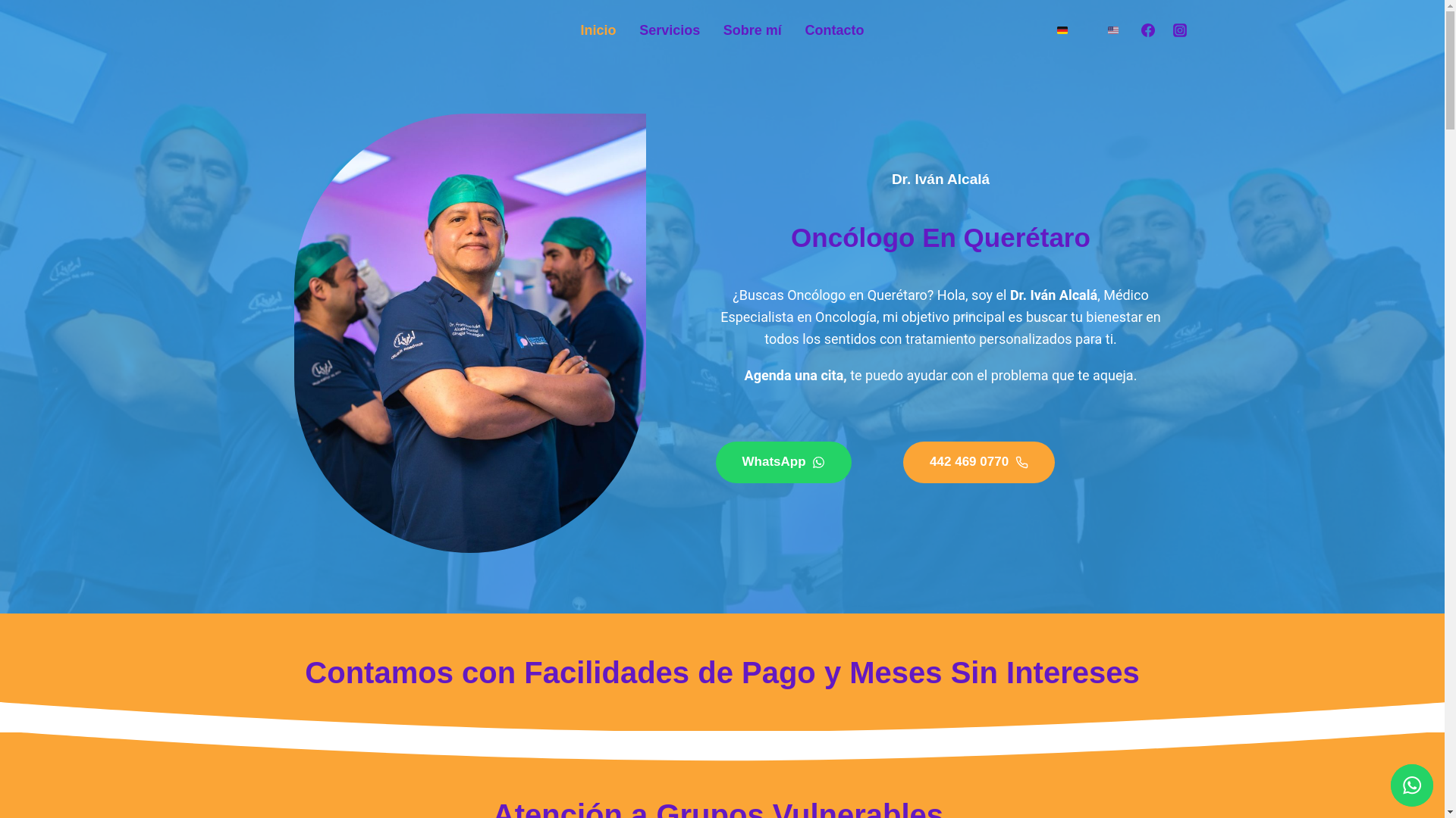 website screenshot of https://drivanalcala.com/