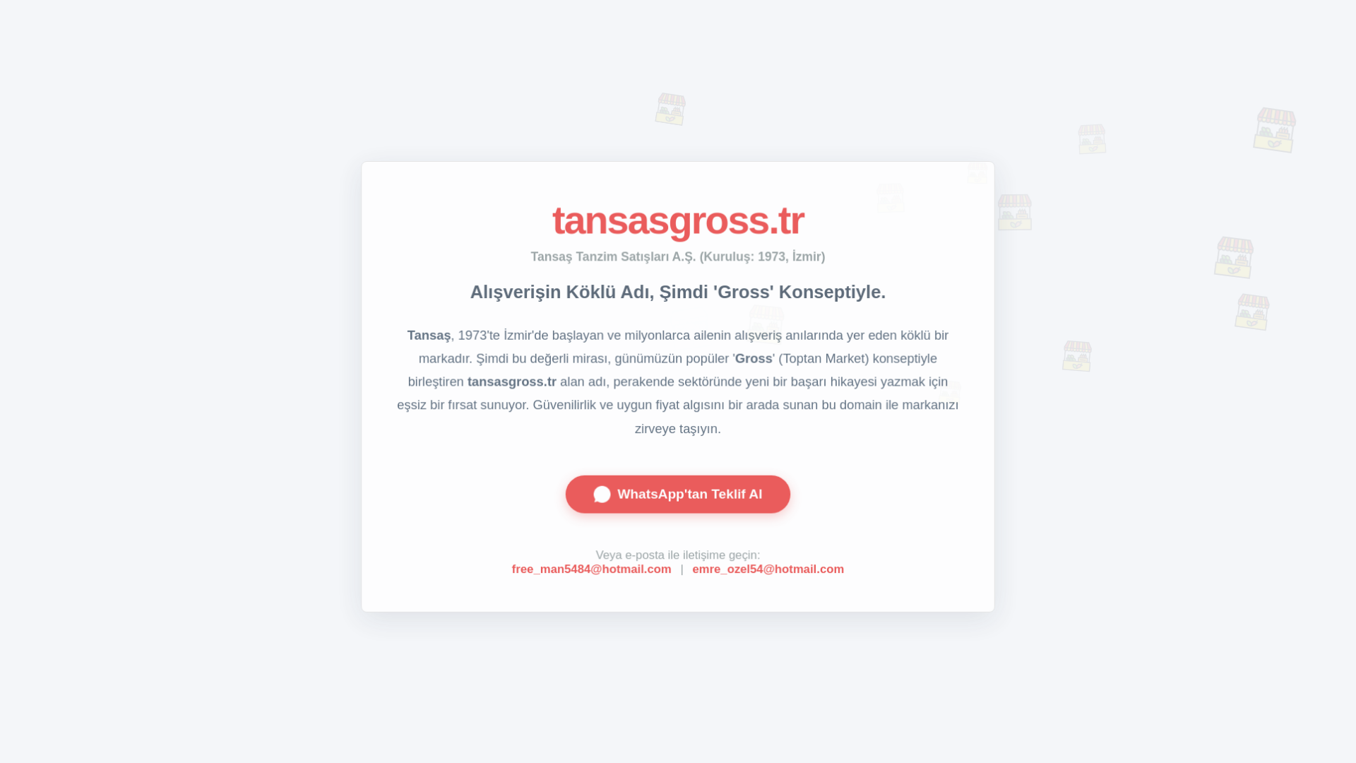 website screenshot of https://tansasgross.tr/