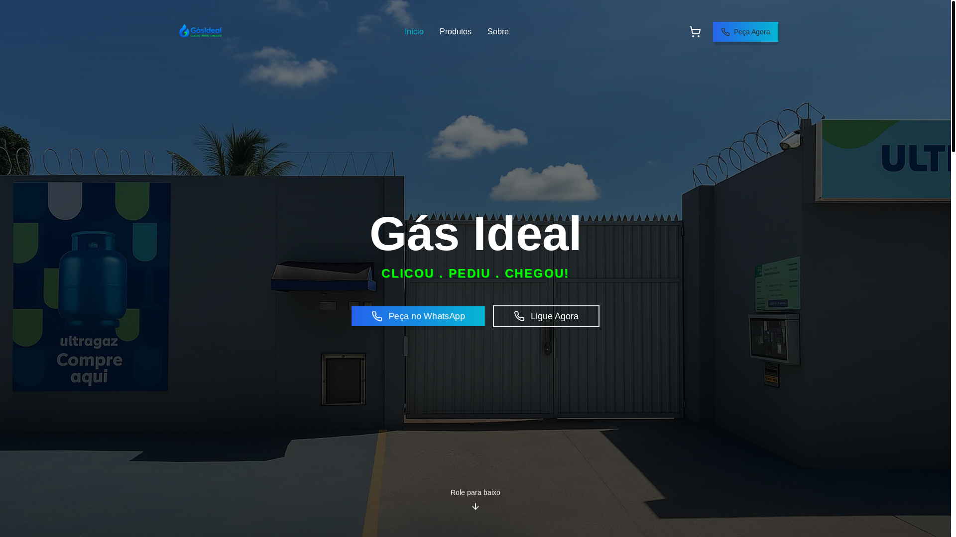 website screenshot of https://gasidealcamacari.com/