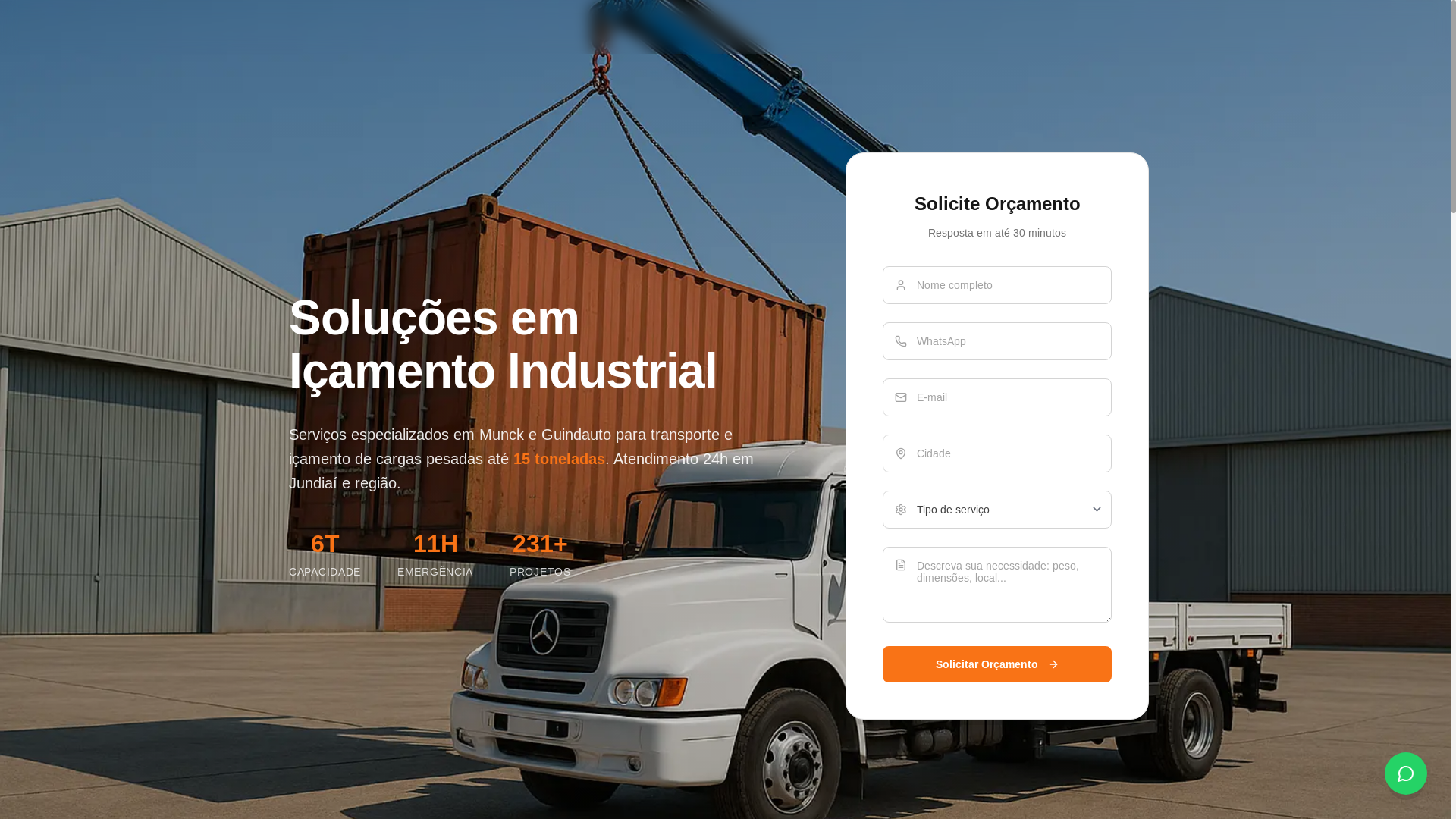website screenshot of https://munckjundiai.com.br/