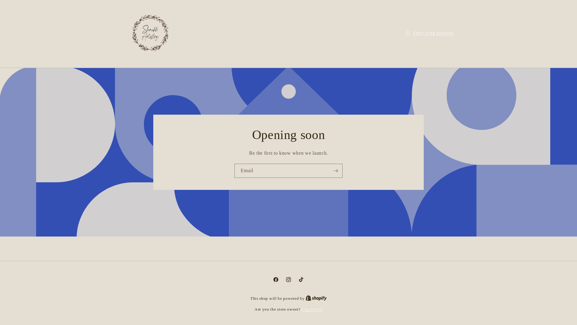 website screenshot of https://shaikhartistry.com/