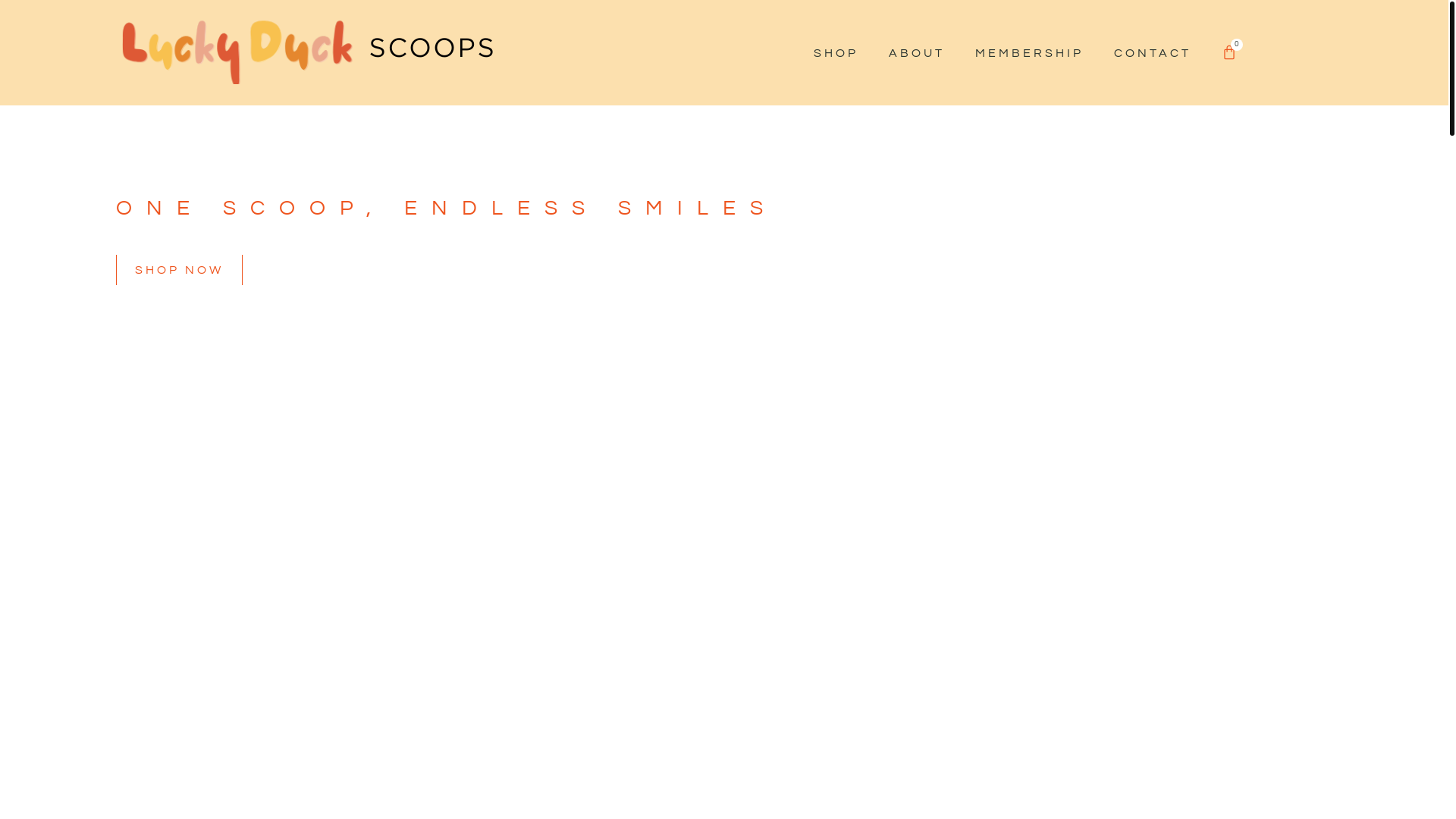 website screenshot of https://luckyduckscoops.com.au/