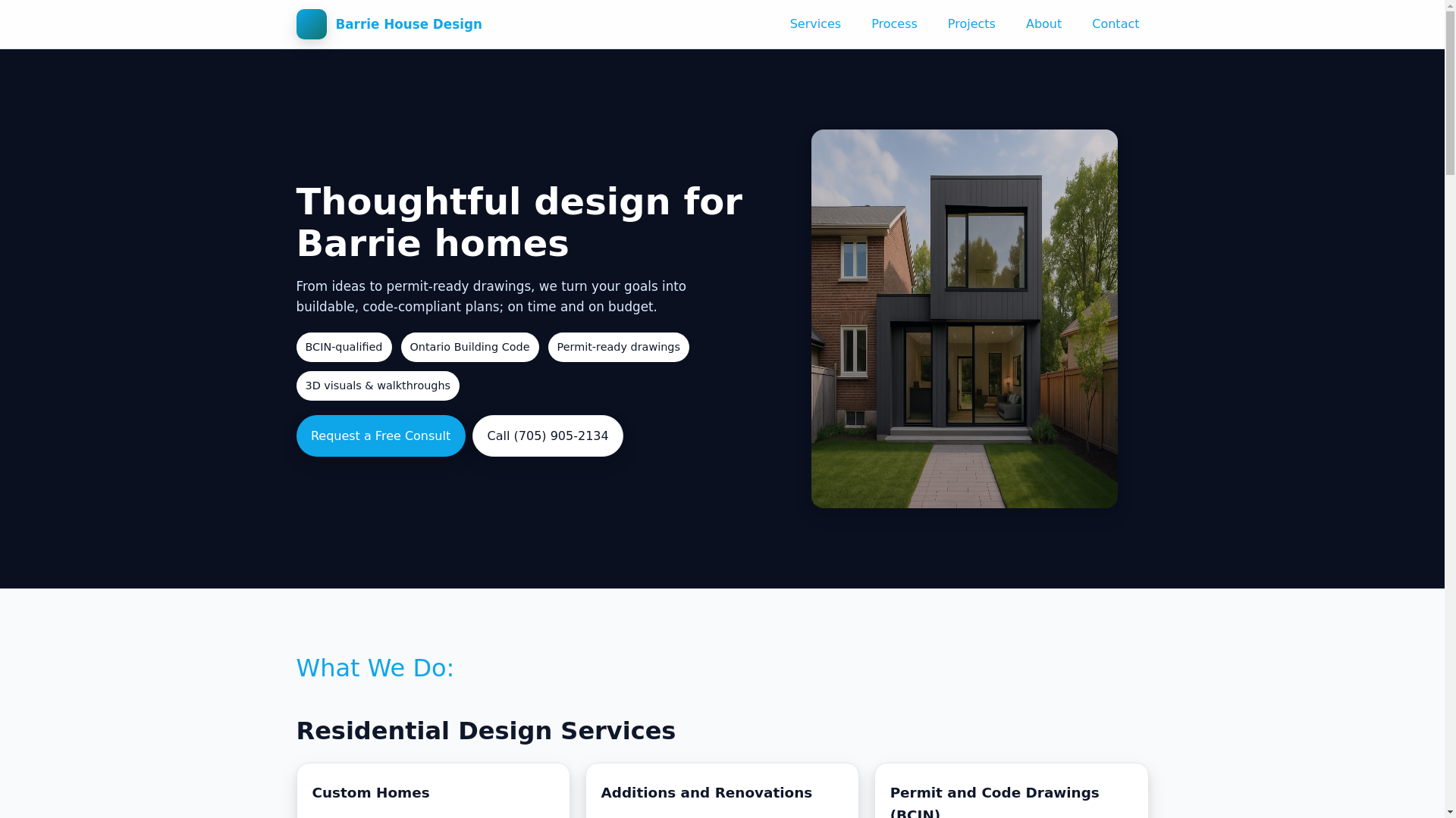 website screenshot of https://escl-architecturaldesign.pages.dev/