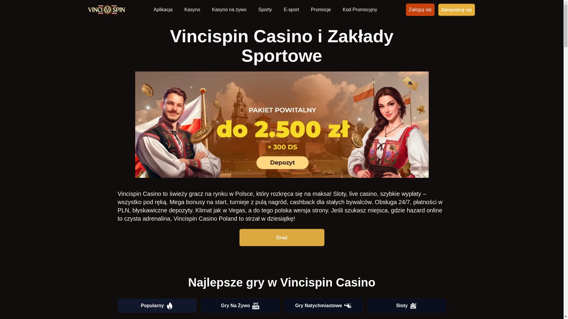 website screenshot of https://vincispin-casino-com-pl-8283.pages.dev/