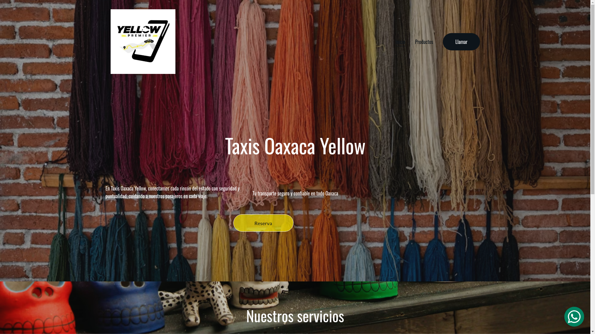 website screenshot of https://taxisyellowoaxaca.com/